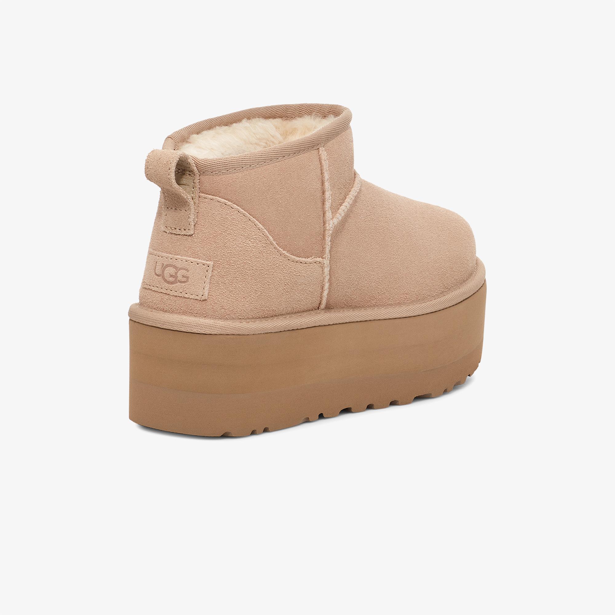 Ugg Bej Ugg Classic Ultra Mini Platform