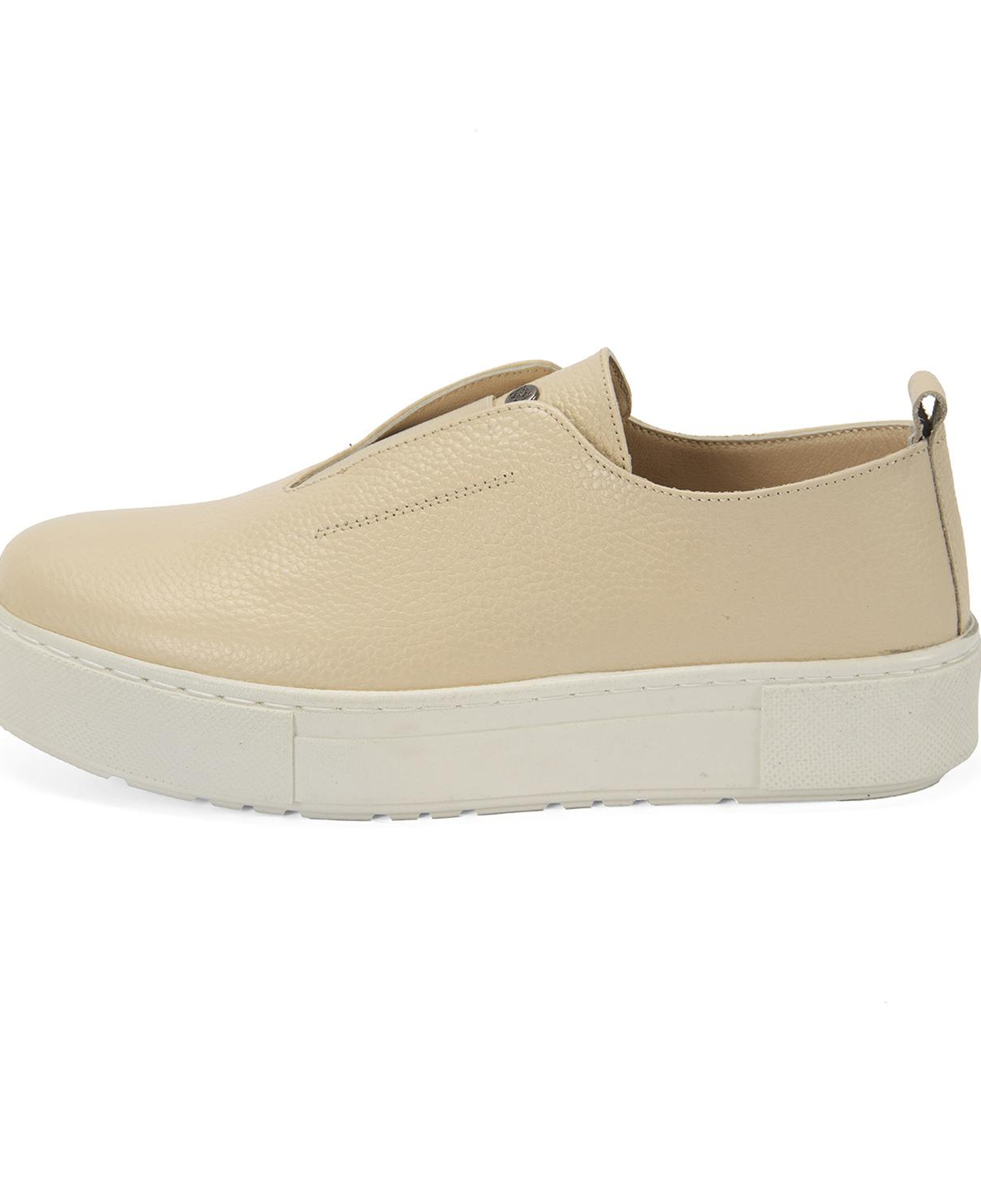 Kadın Bej Deri Günlük Ayakkabı