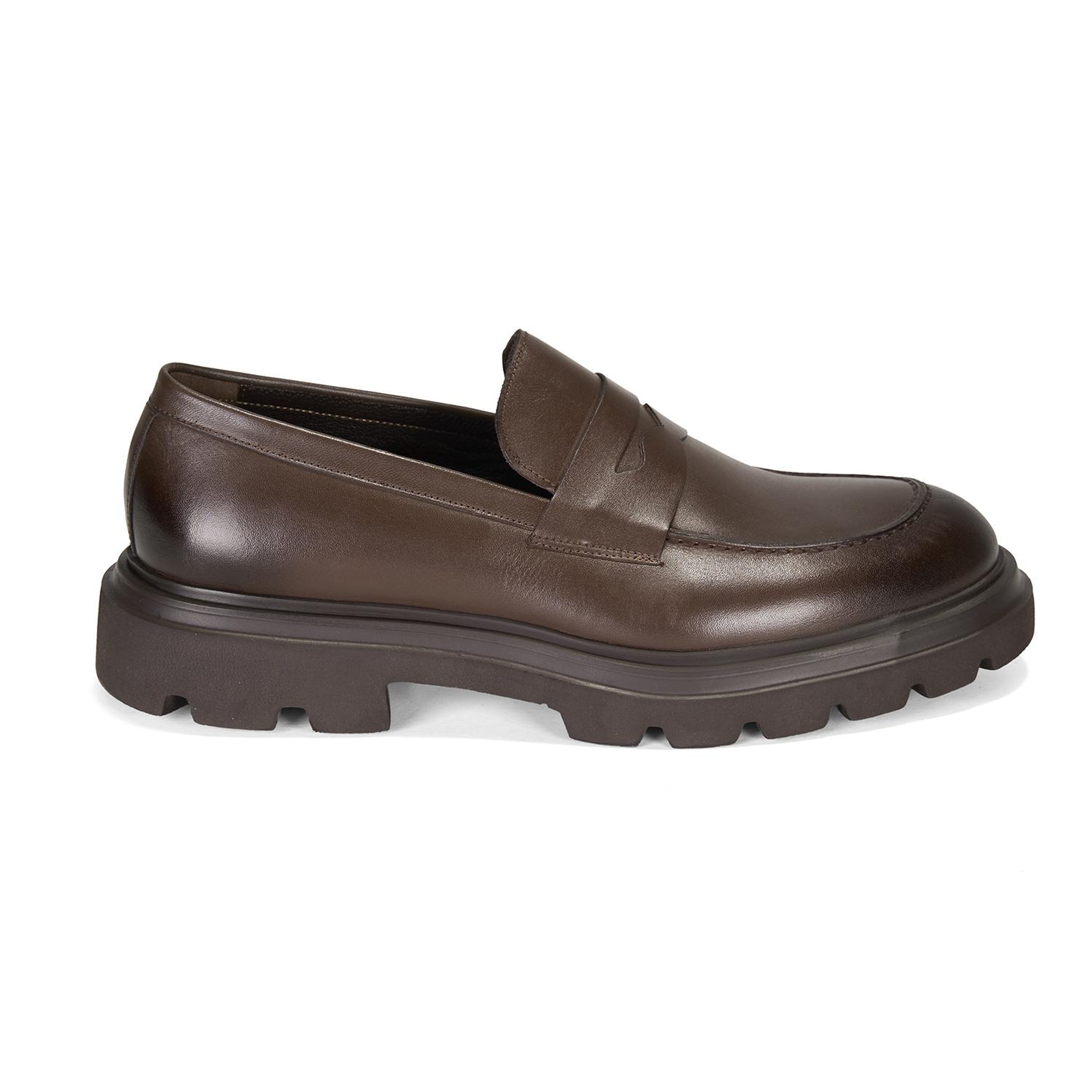 Gunnar Kahve Erkek Deri Günlük Ayakkabı