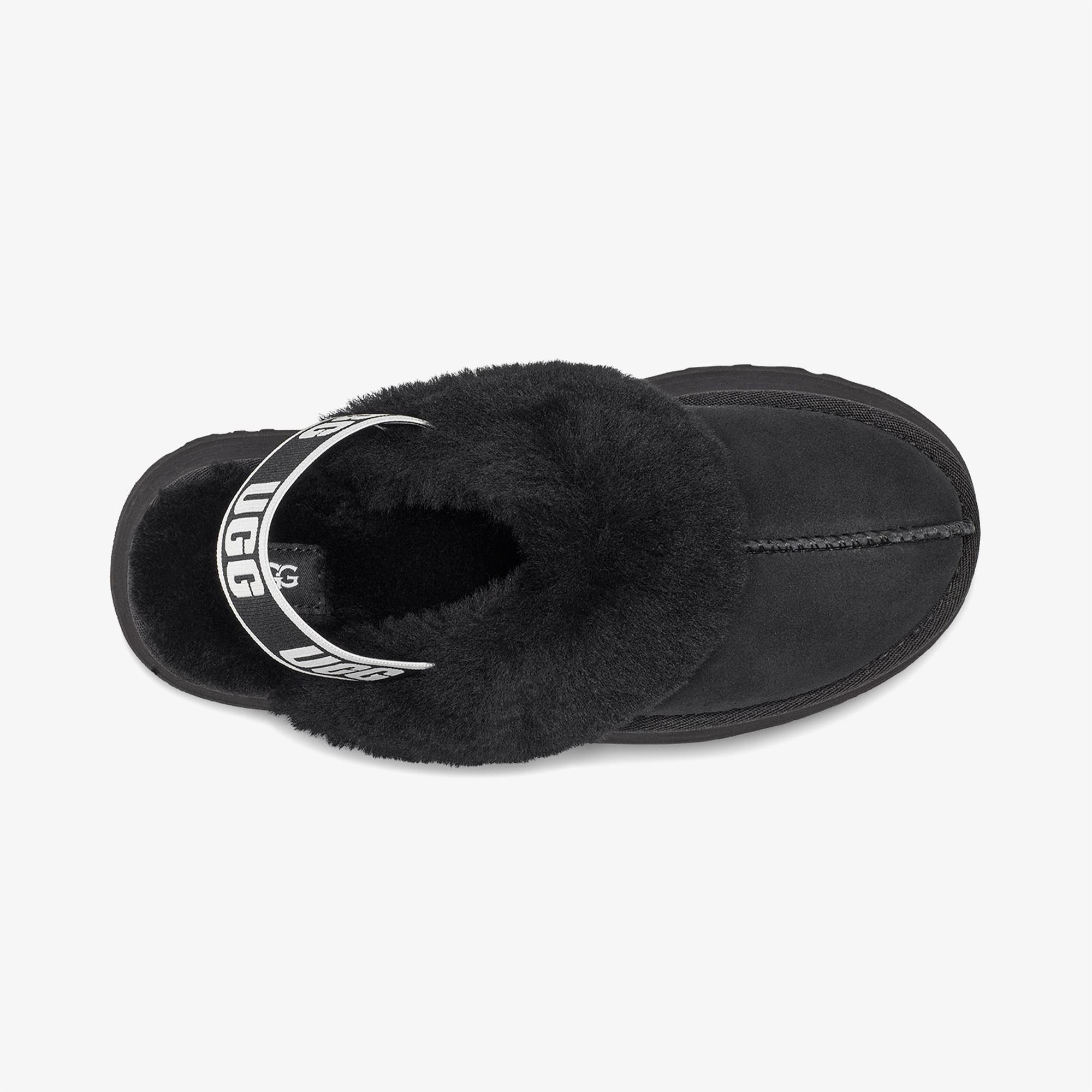 UGG / FUNKETTE 26.0㎝ BLACK UGG Funkette Kadın Siyah Terlik 1113474-BLK | FashFed