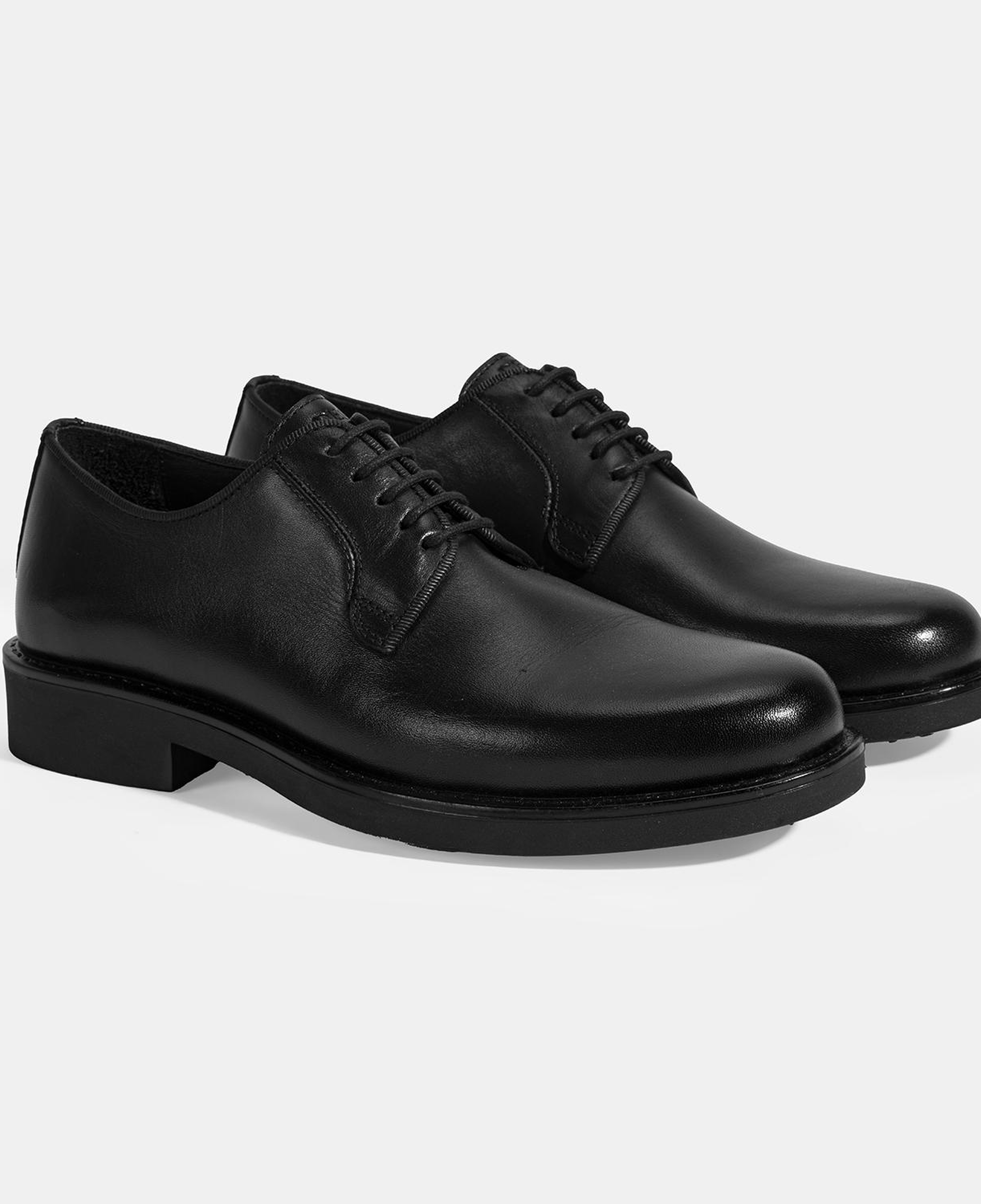 Erkek Siyah DesaComfort Klasik Deri Ayakkabı