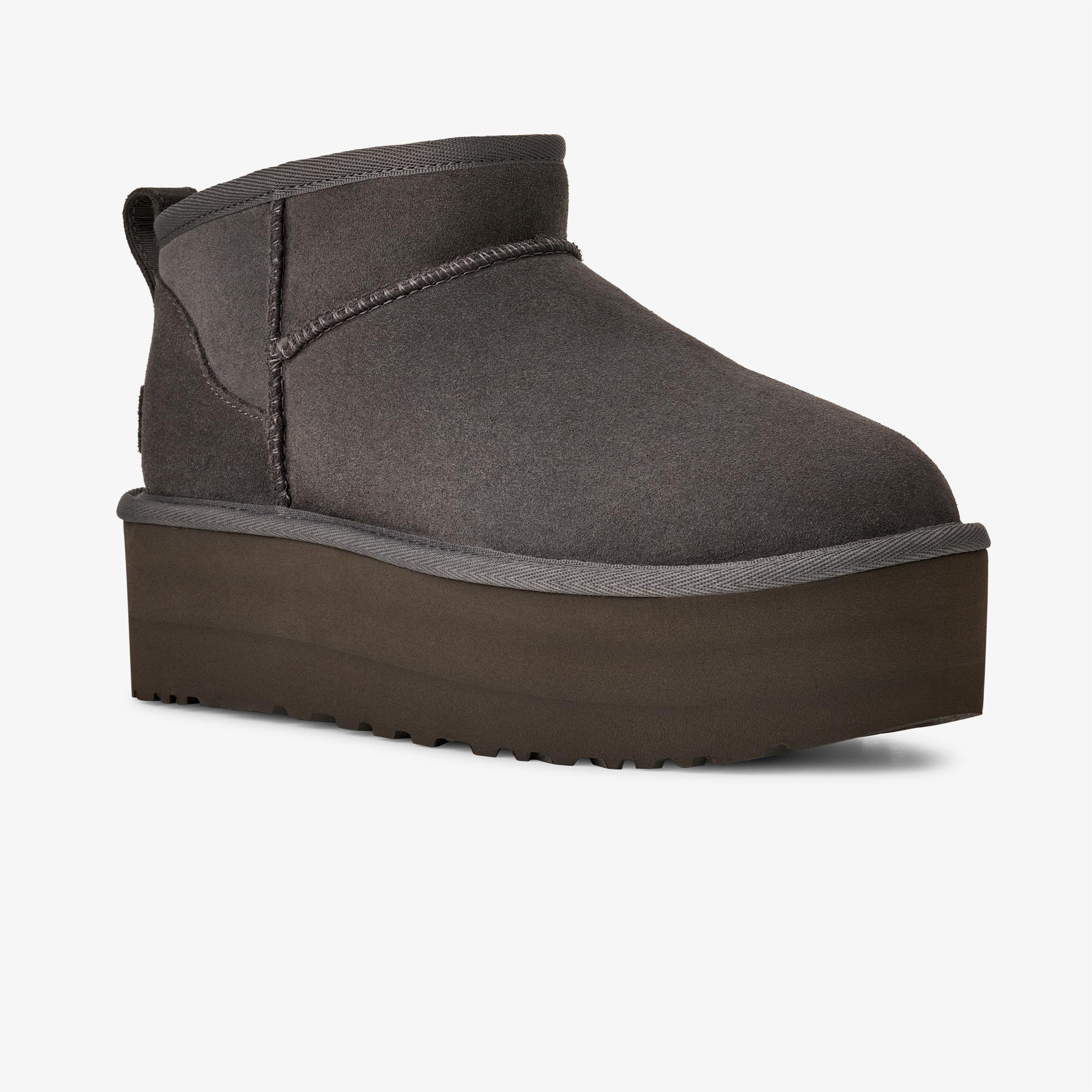UGG Classic Ultra Mini Platform Kadın Antrasit Bot