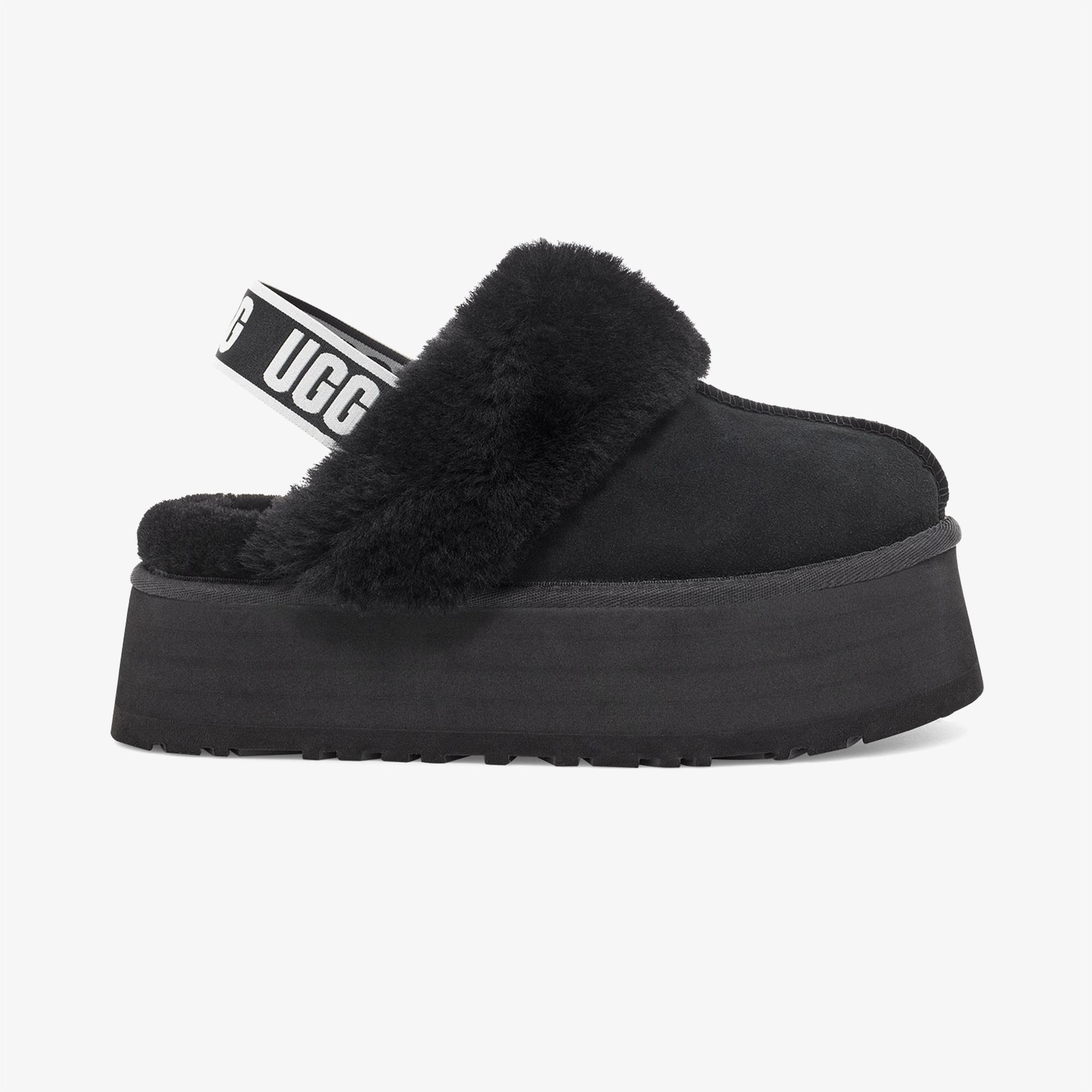 UGG Funkette Kadın Siyah Terlik