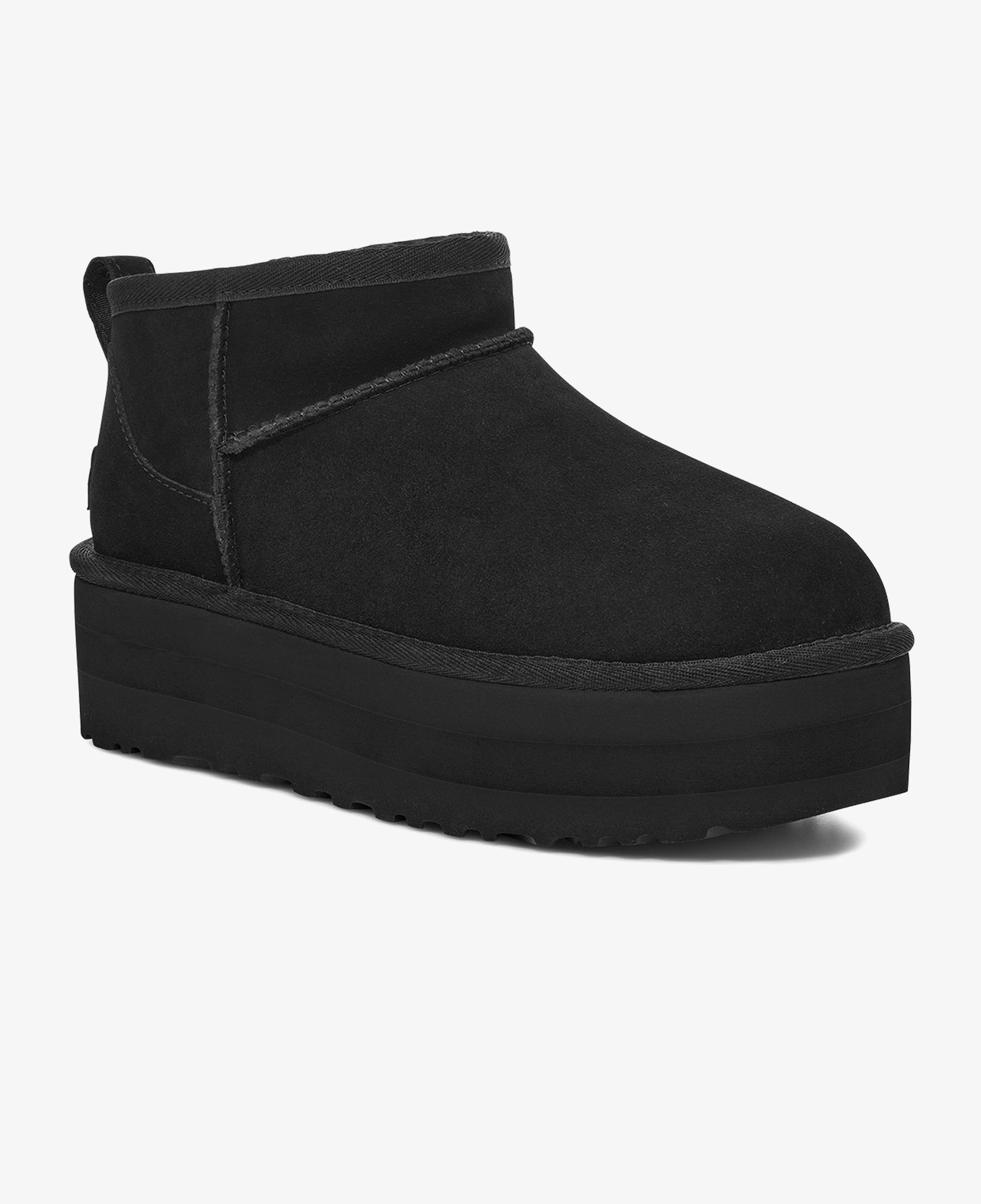 UGG Classic Ultra Mini Platform Kadın Siyah Bot