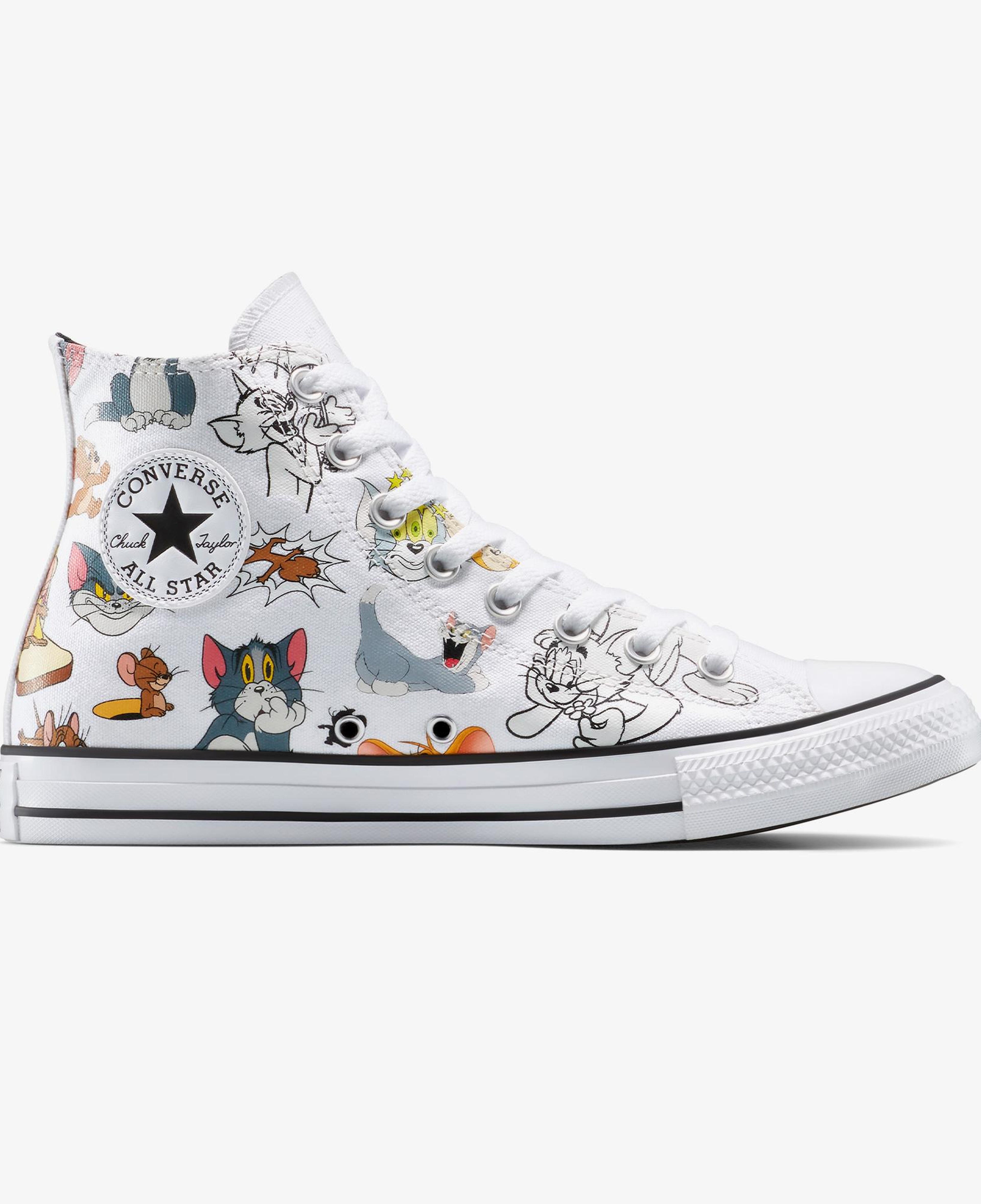 Converse x Tom & Jerry Chuck Taylor All Star Unisex Beyaz Sneaker