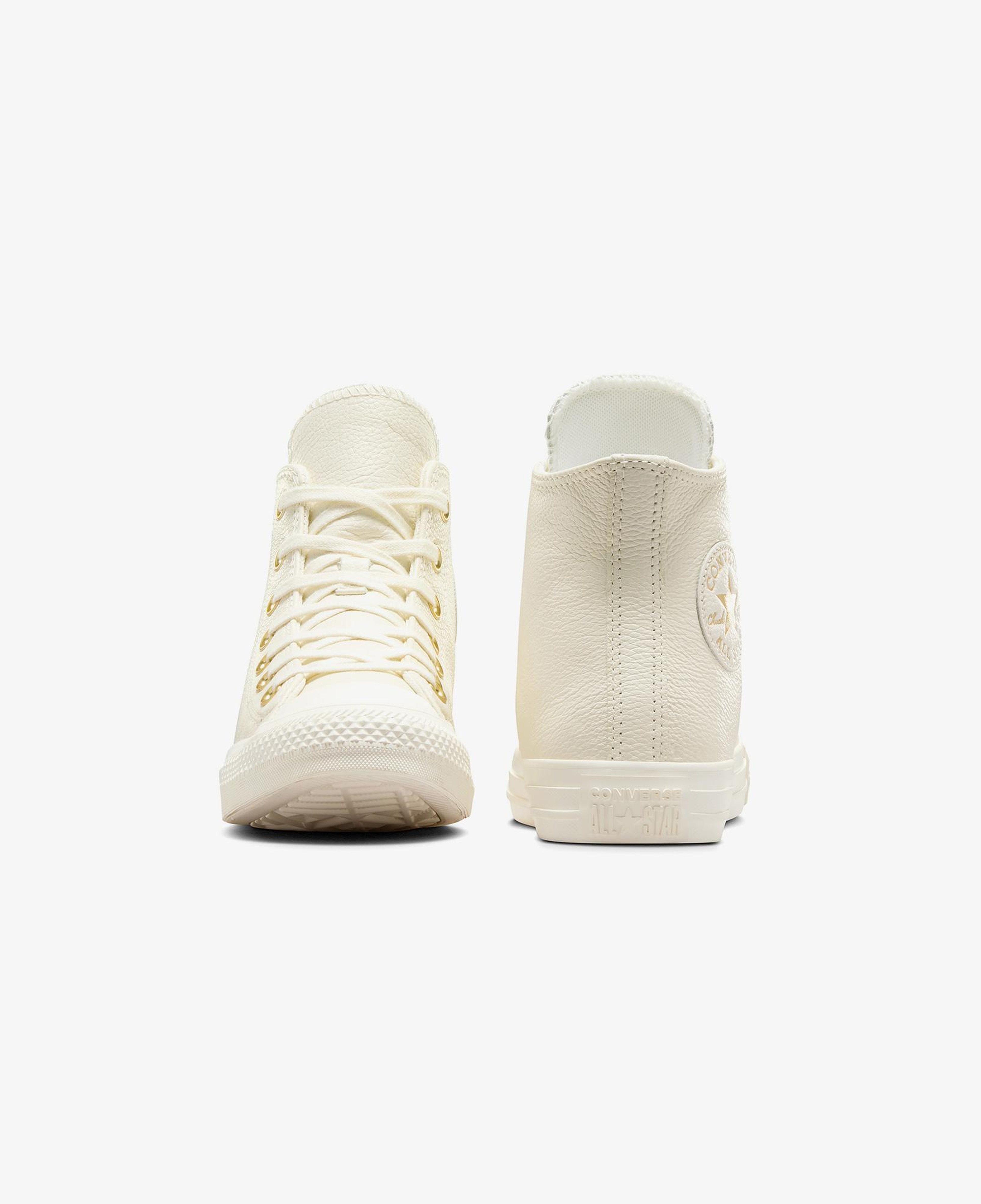 Converse Chuck Taylor All Star Kadın Krem Deri Sneaker