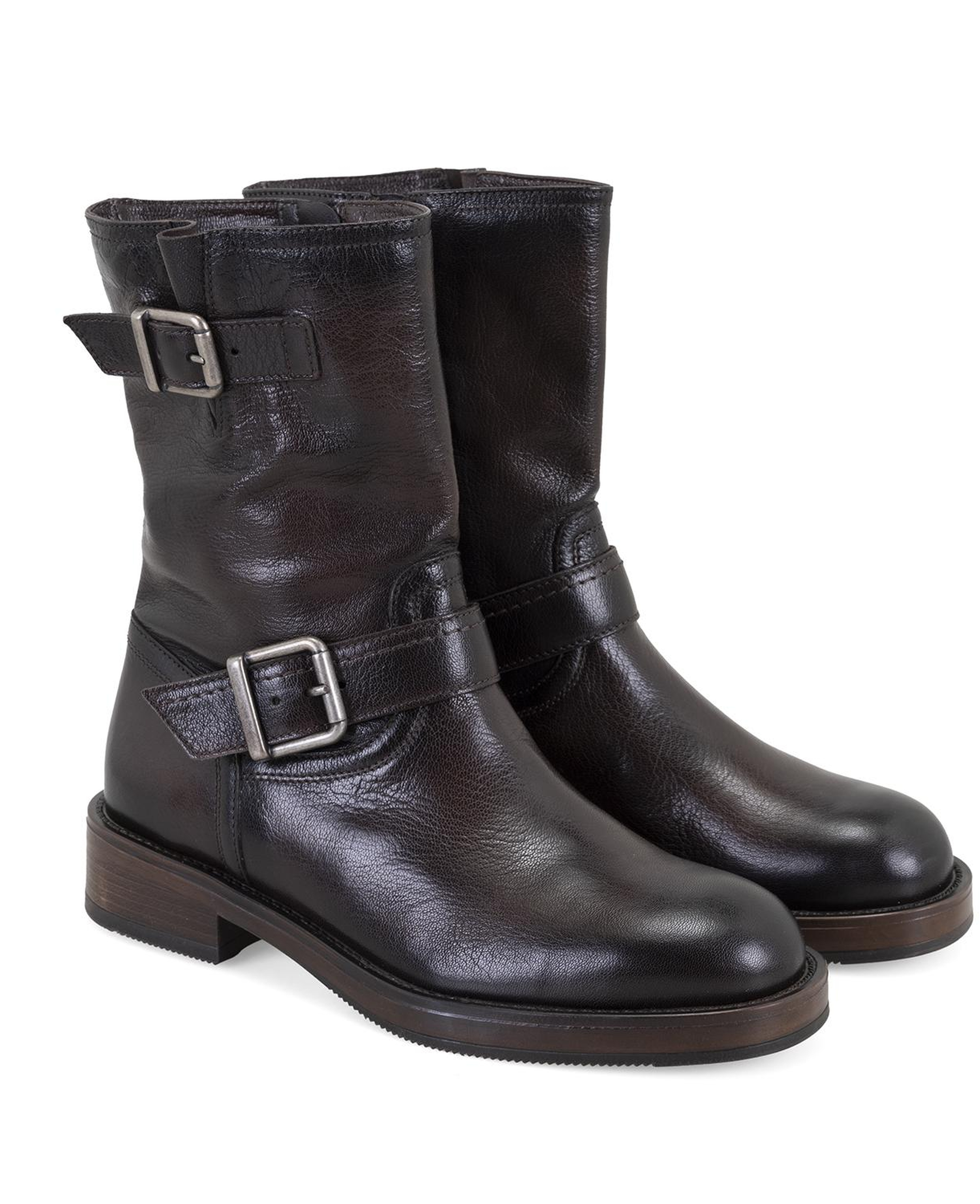 Kadın Kahve Kemer Aksesuarlı Kadın Bot