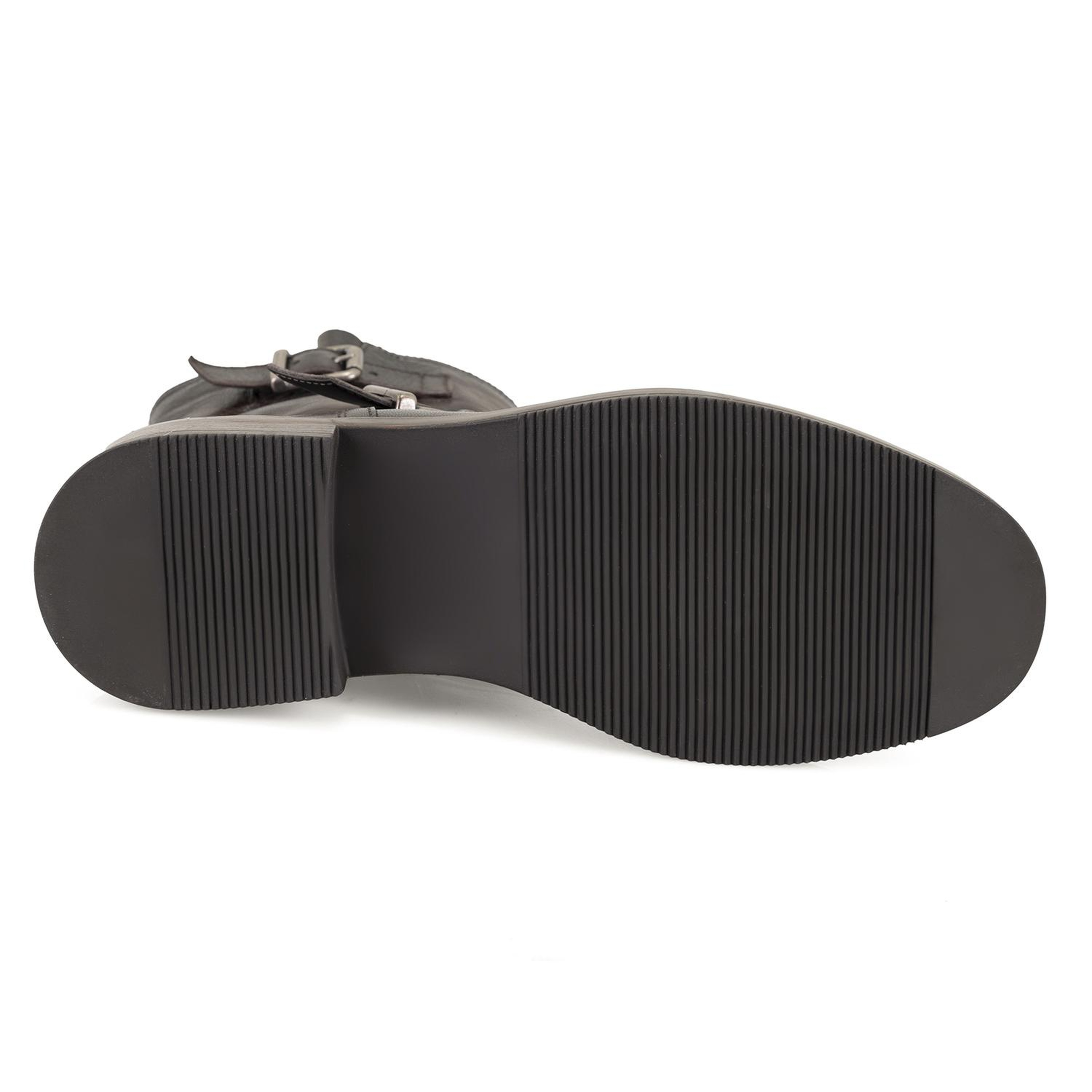 Kadın Kahve Kemer Aksesuarlı Kadın Bot