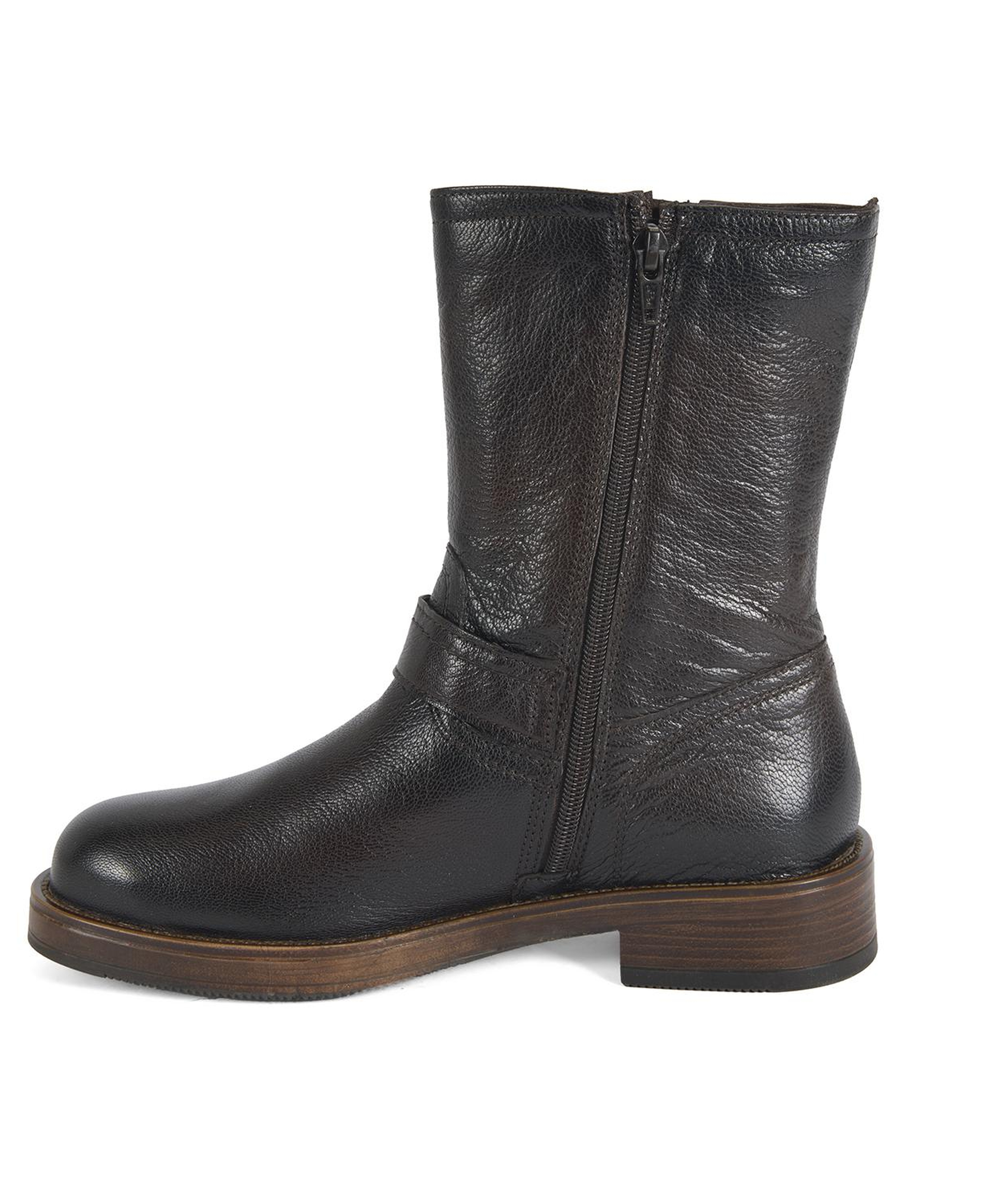 Kadın Kahve Kemer Aksesuarlı Kadın Bot