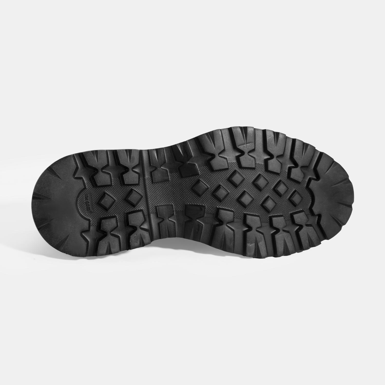 Erkek Siyah Metal Toka Detaylı Deri Loafer