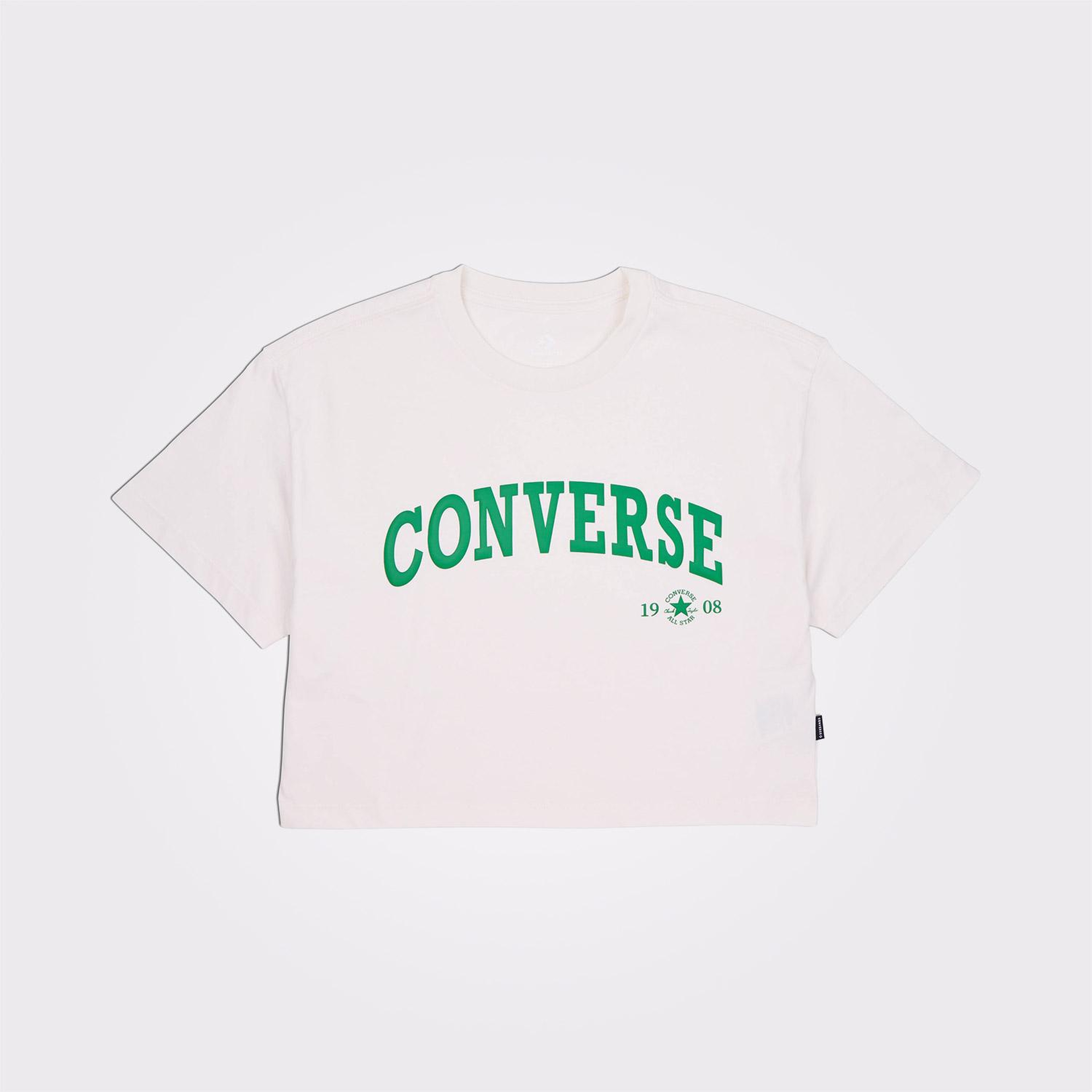 Converse Collegiate Gold Kadın Krem T-Shirt