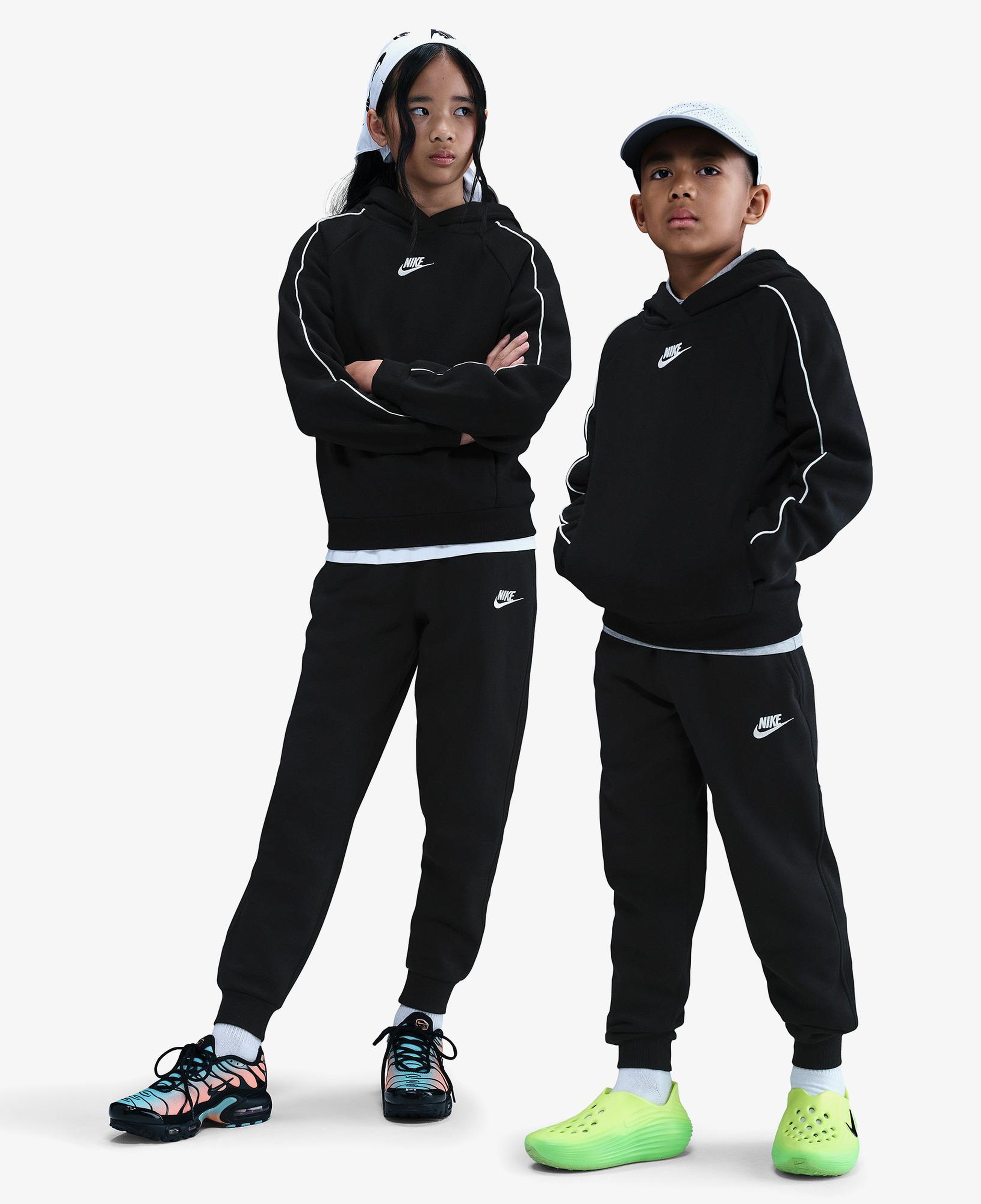 Nike Sportswear Club Fleece Çocuk Siyah Eşofman Takımı
