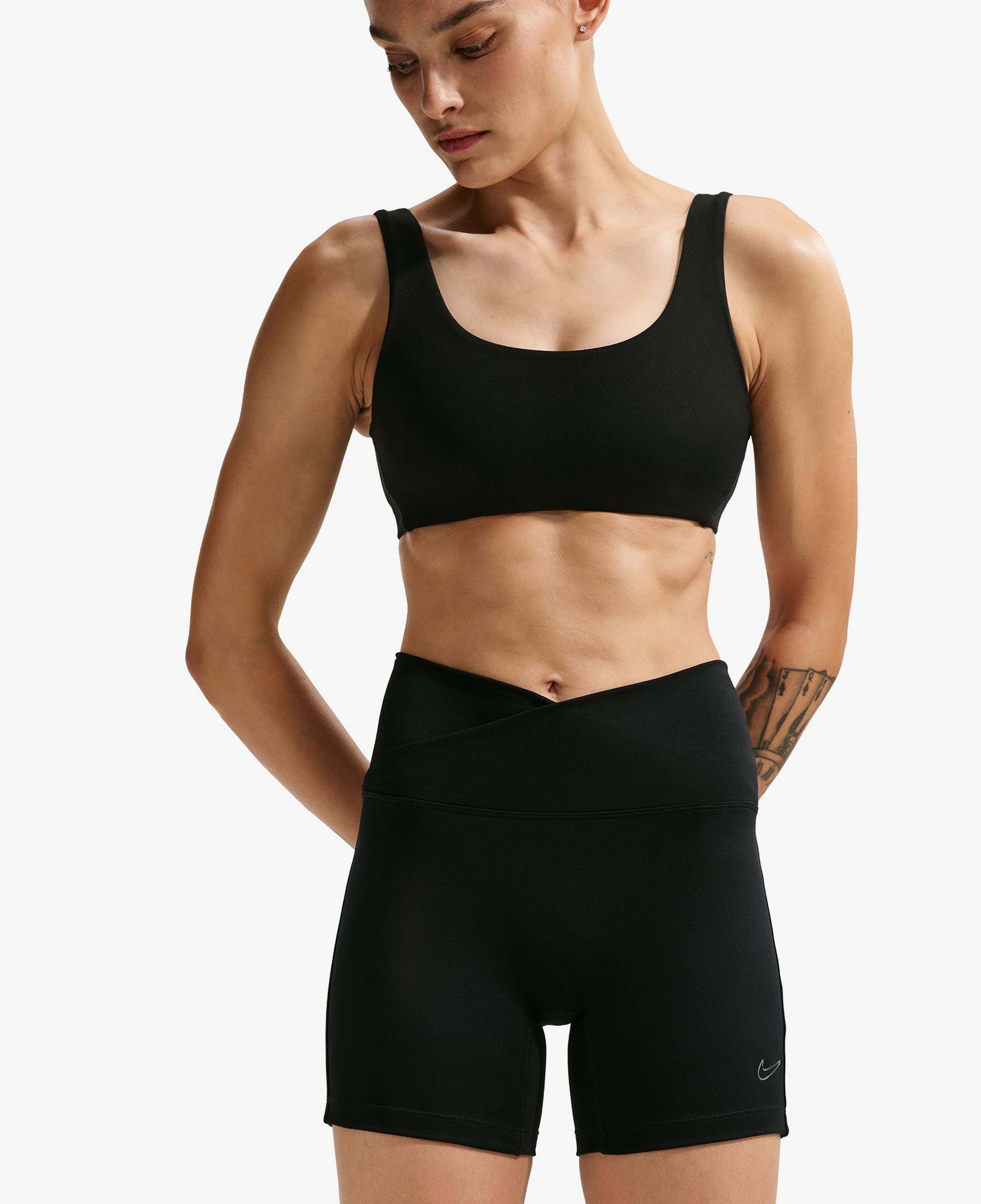 Nike Dri-Fit One 13 cm Kadın Siyah Kısa Tayt