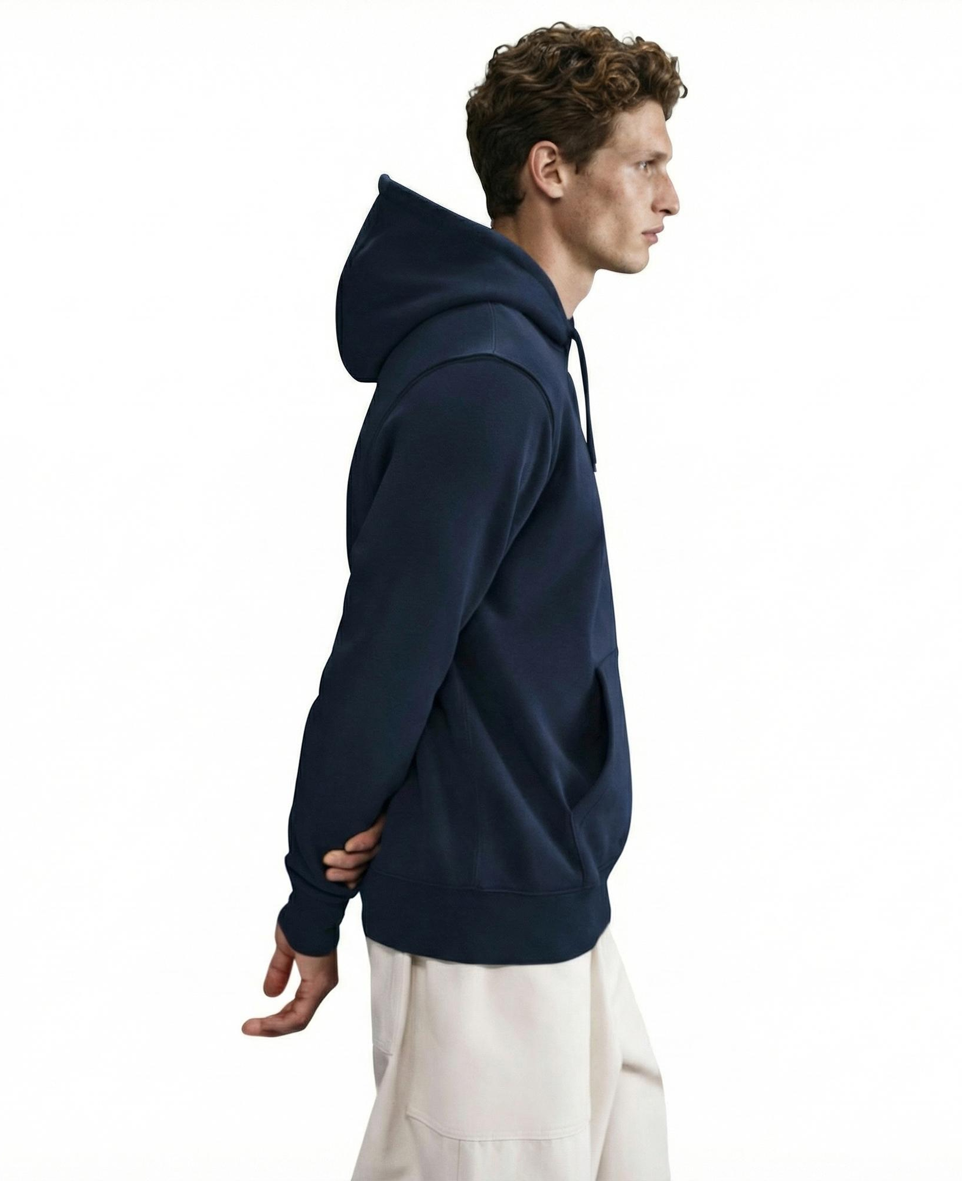 Nike Club Pullover Fleece Erkek Lacivert Hoodie