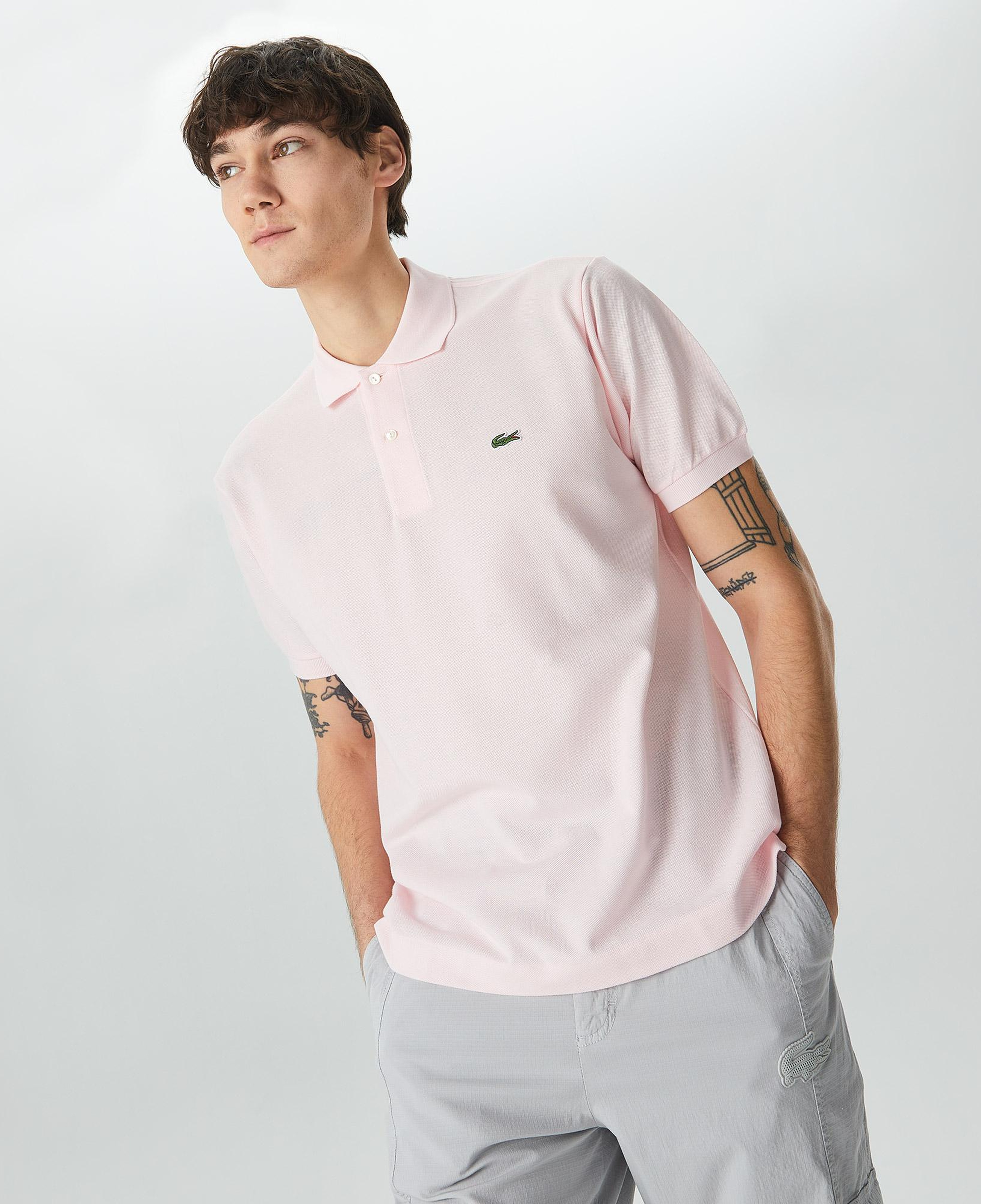 Lacoste L.12.12 Erkek Classic Fit Açık Pembe Polo