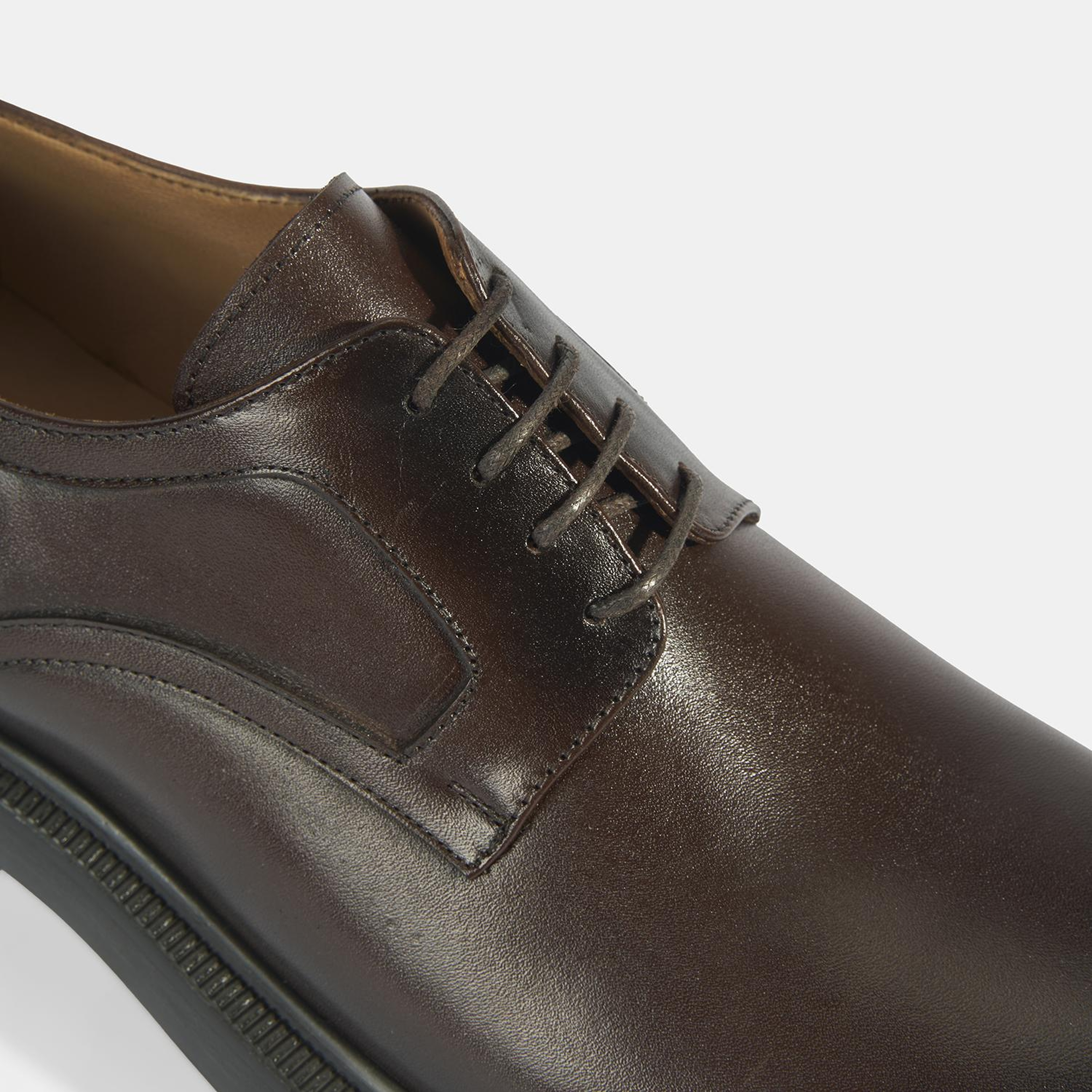 Perdita Kahve Erkek Deri Bağcıklı Klasik Ayakkabı