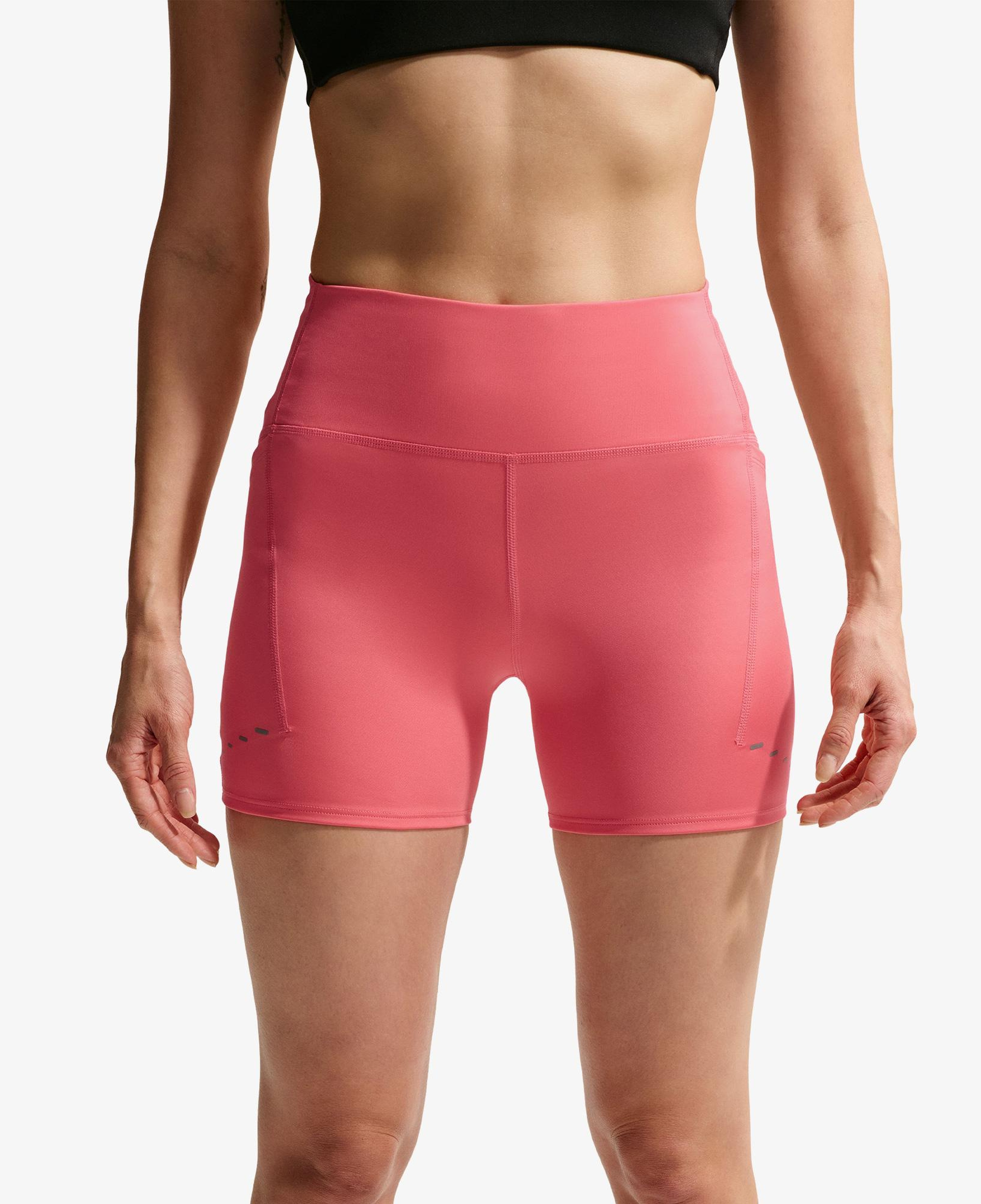 Nike Dri-Fit Swift Yüksek Belli 10 cm Kadın Pembe Kısa Tayt