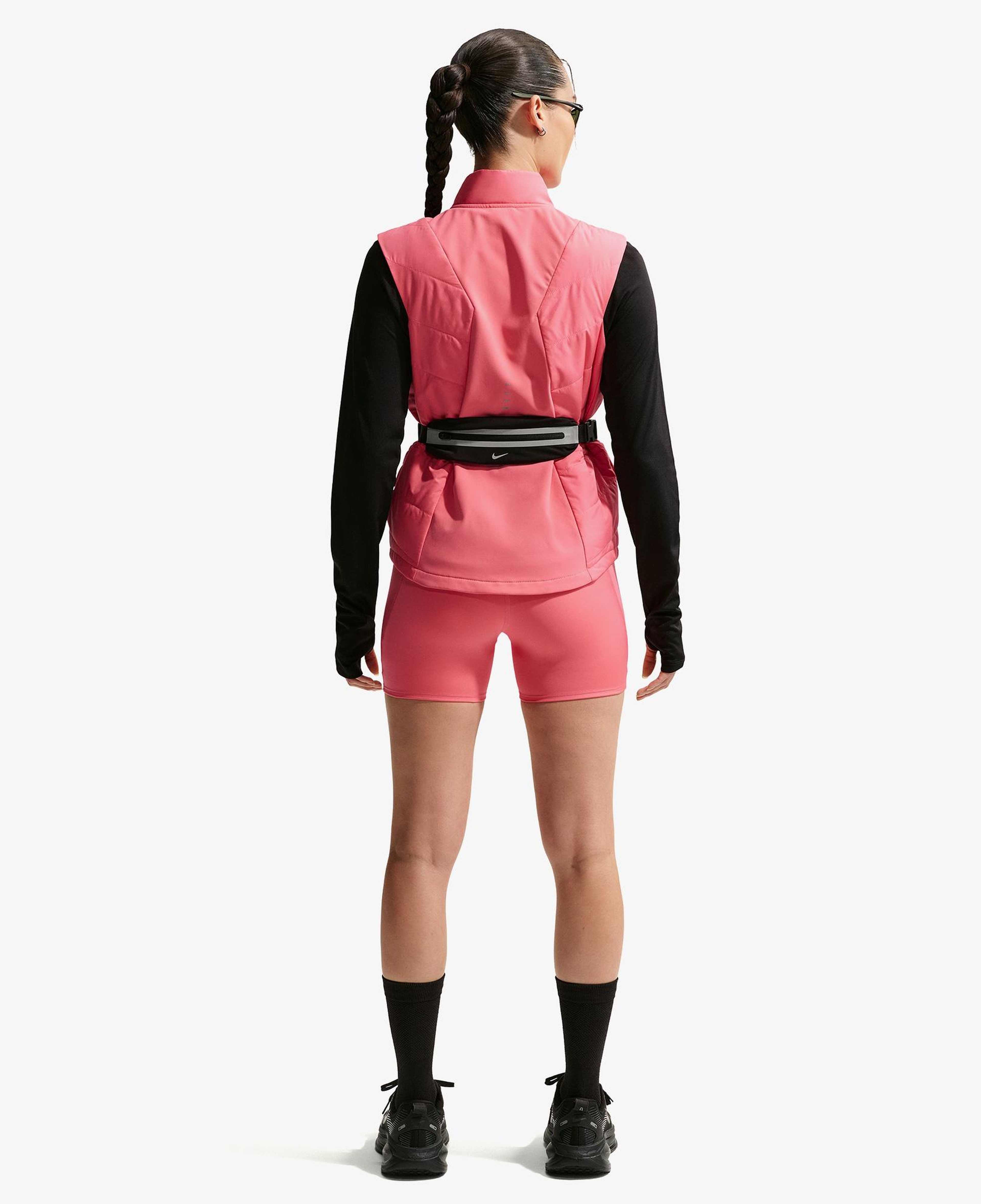 Nike Dri-Fit Swift Yüksek Belli 10 cm Kadın Pembe Kısa Tayt