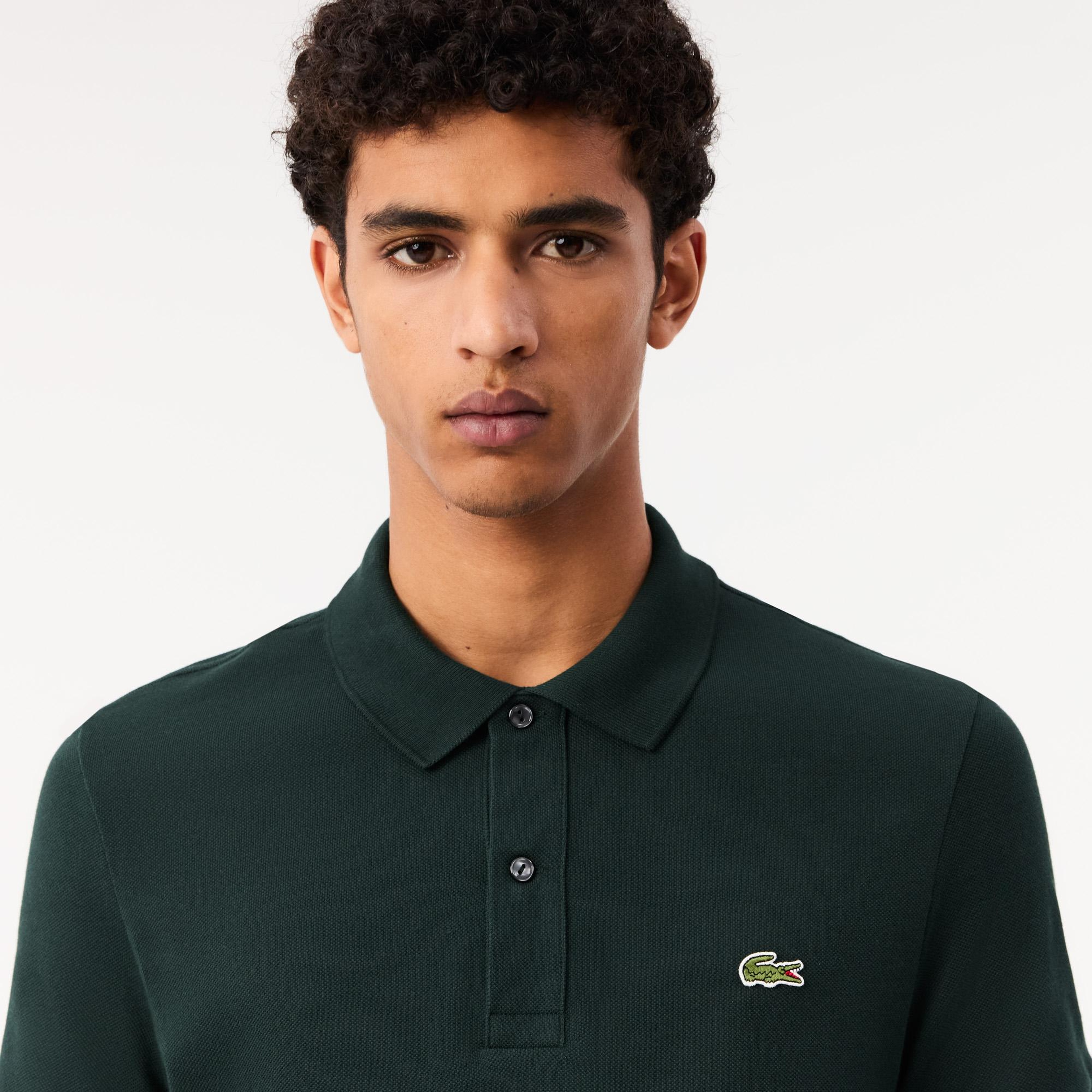 Lacoste L.12.12 Erkek Slim Fit Koyu Yeşil Polo