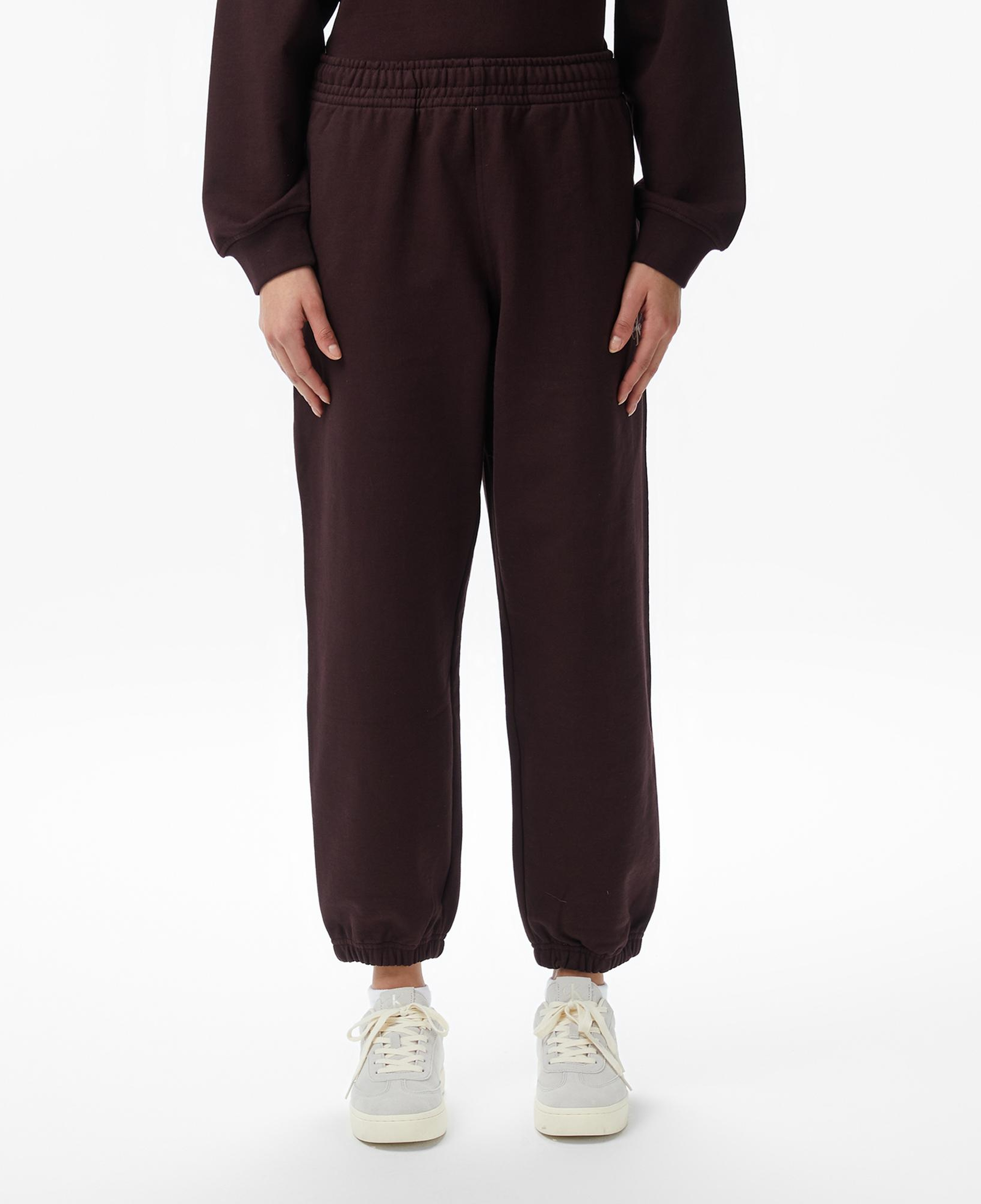 Calvin Klein Monologo French Terry Jogger Kadın Kahverengi Eşofman Altı