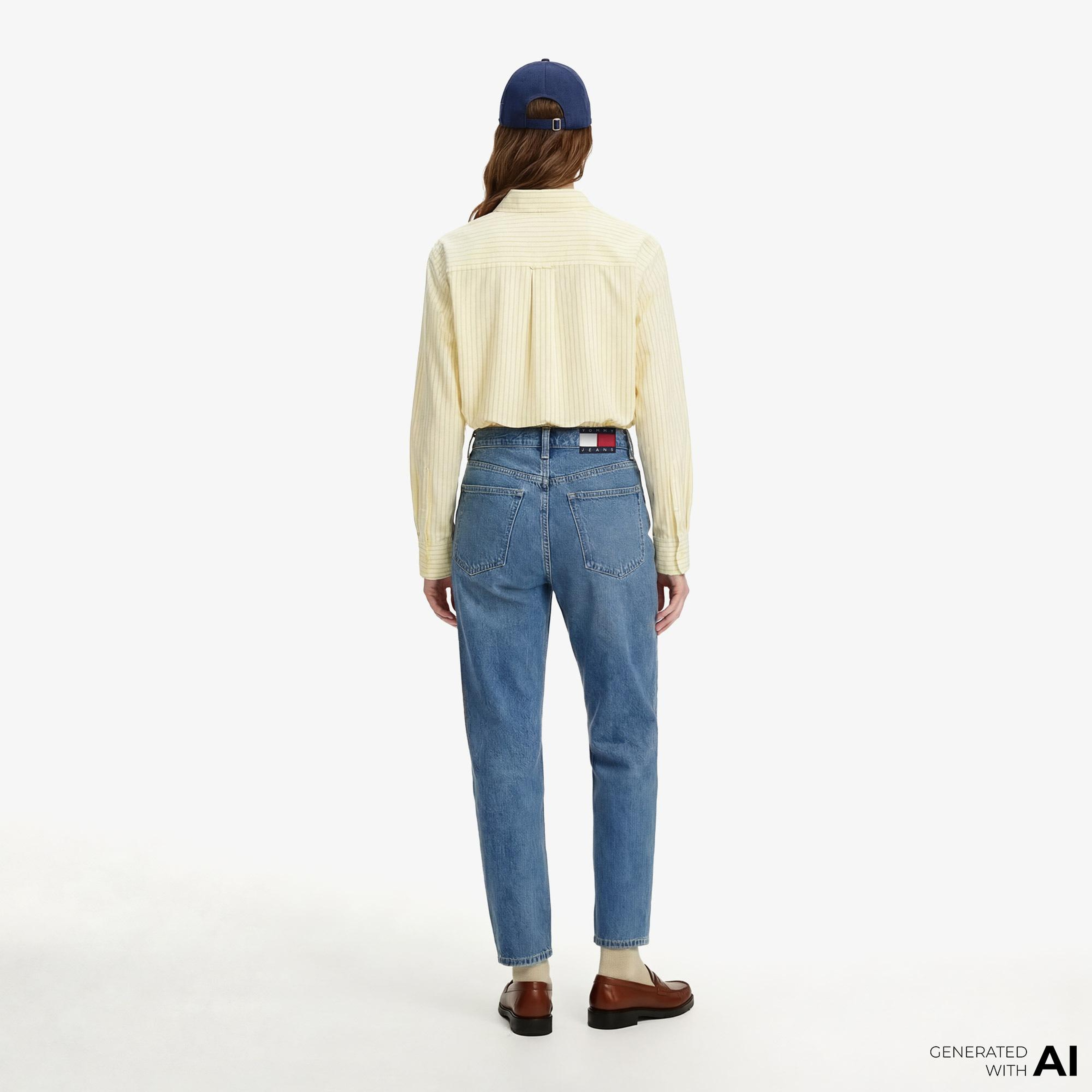 Tommy Hilfiger Authentic Wash Kadın Mavi Jean