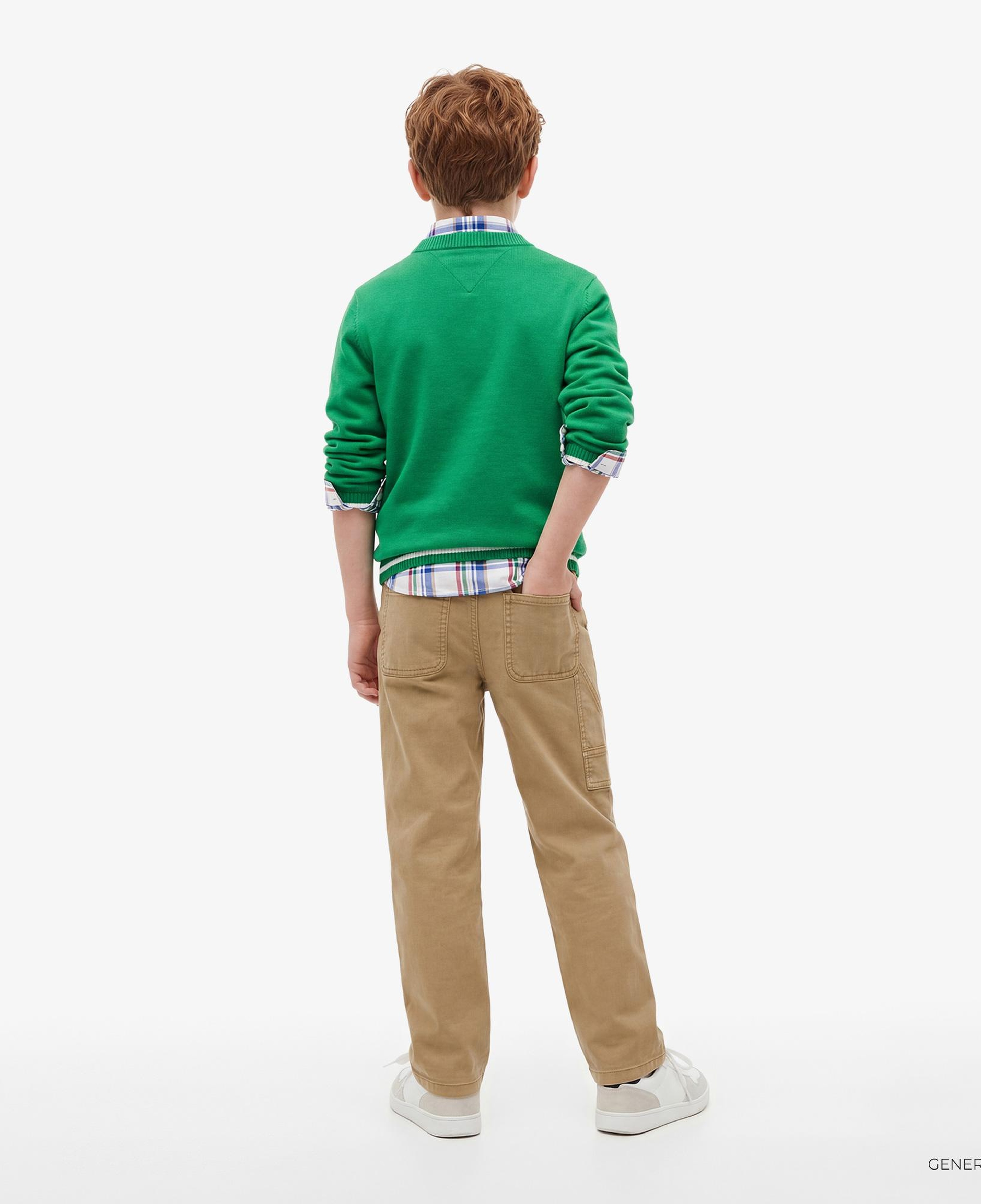 Tommy Hilfiger Essentials Çocuk Bej Pantolon