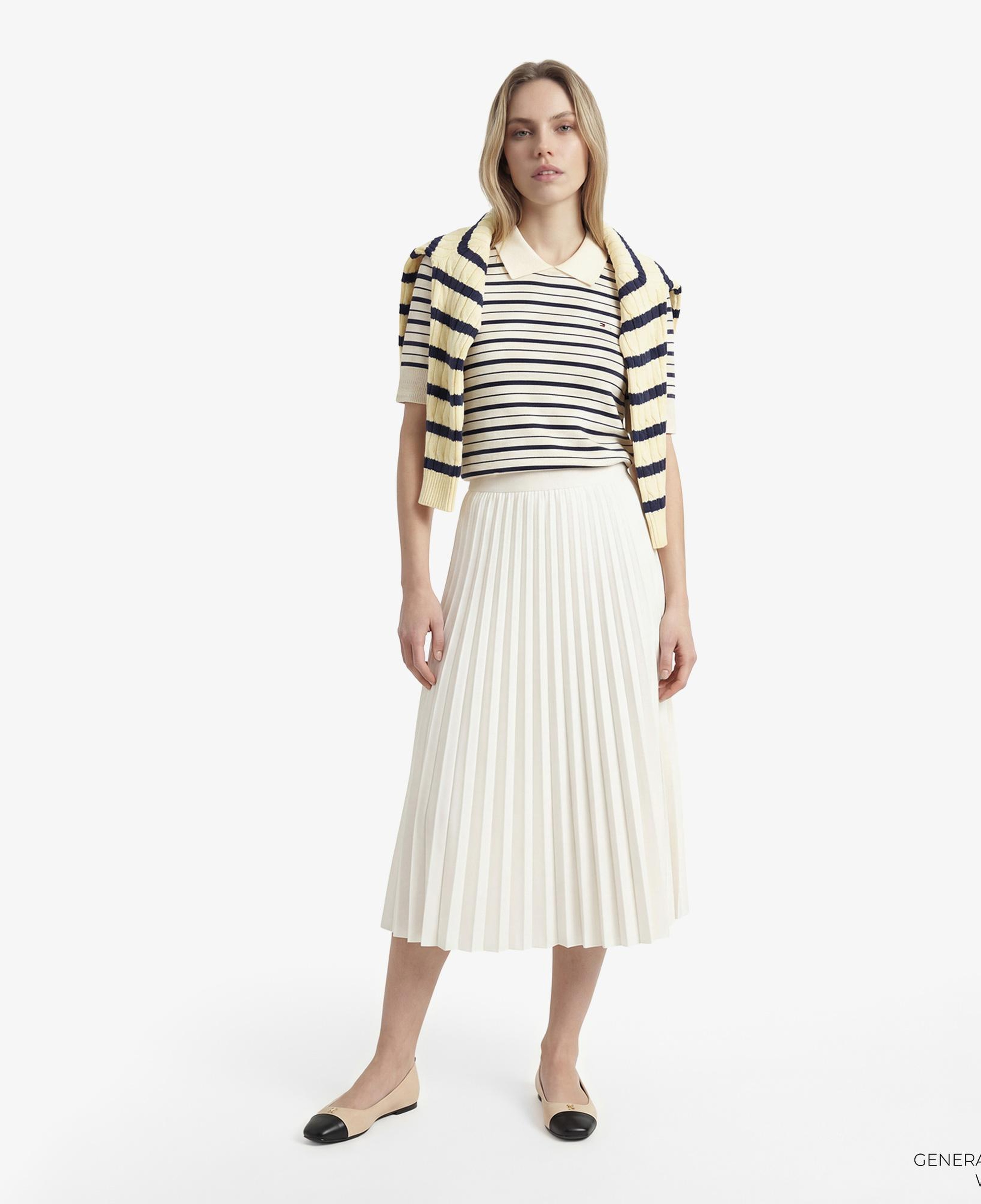 Tommy Hilfiger Jersey Fine Kadın Renkli Triko