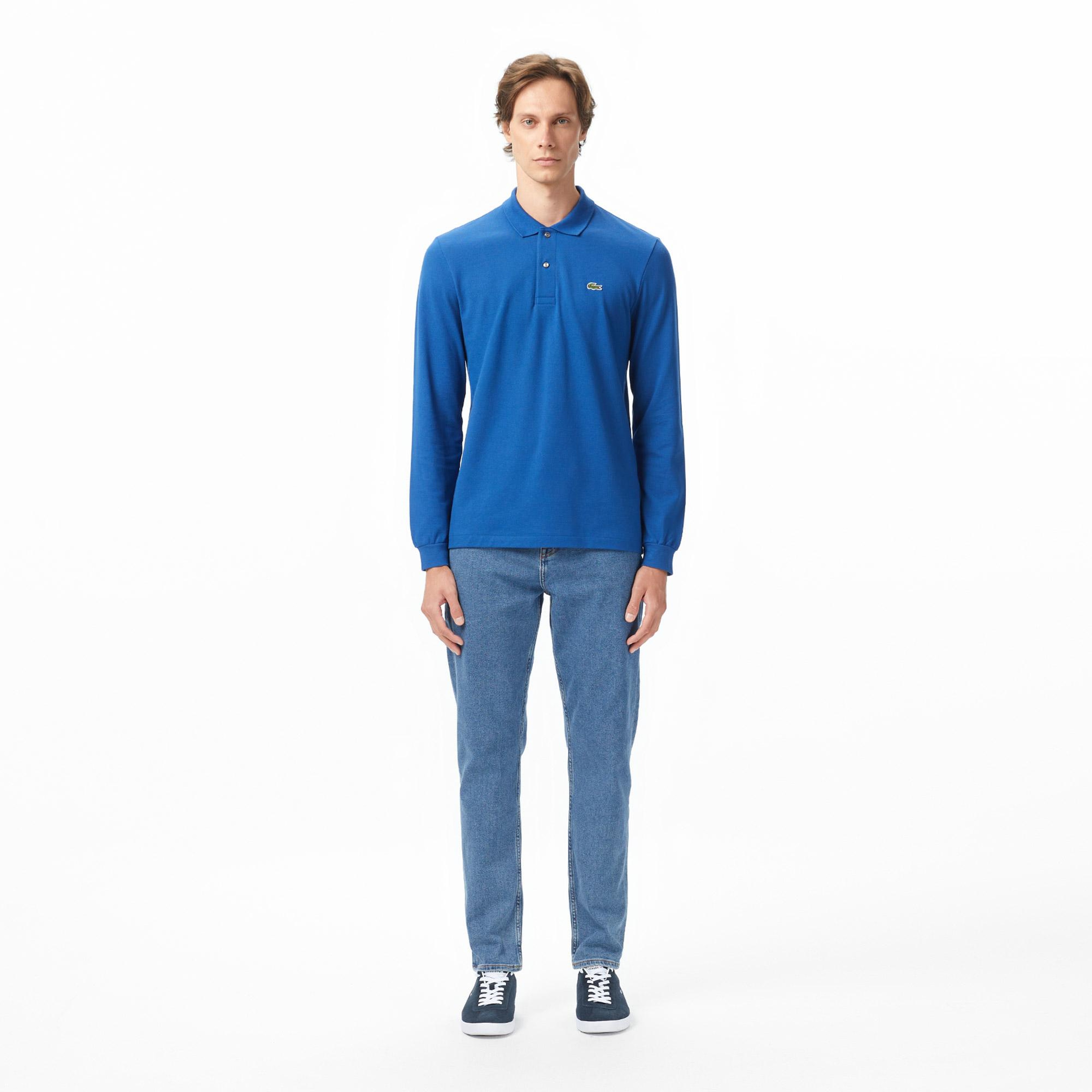 Lacoste Erkek Regular Fit Mavi Jean Pantolon