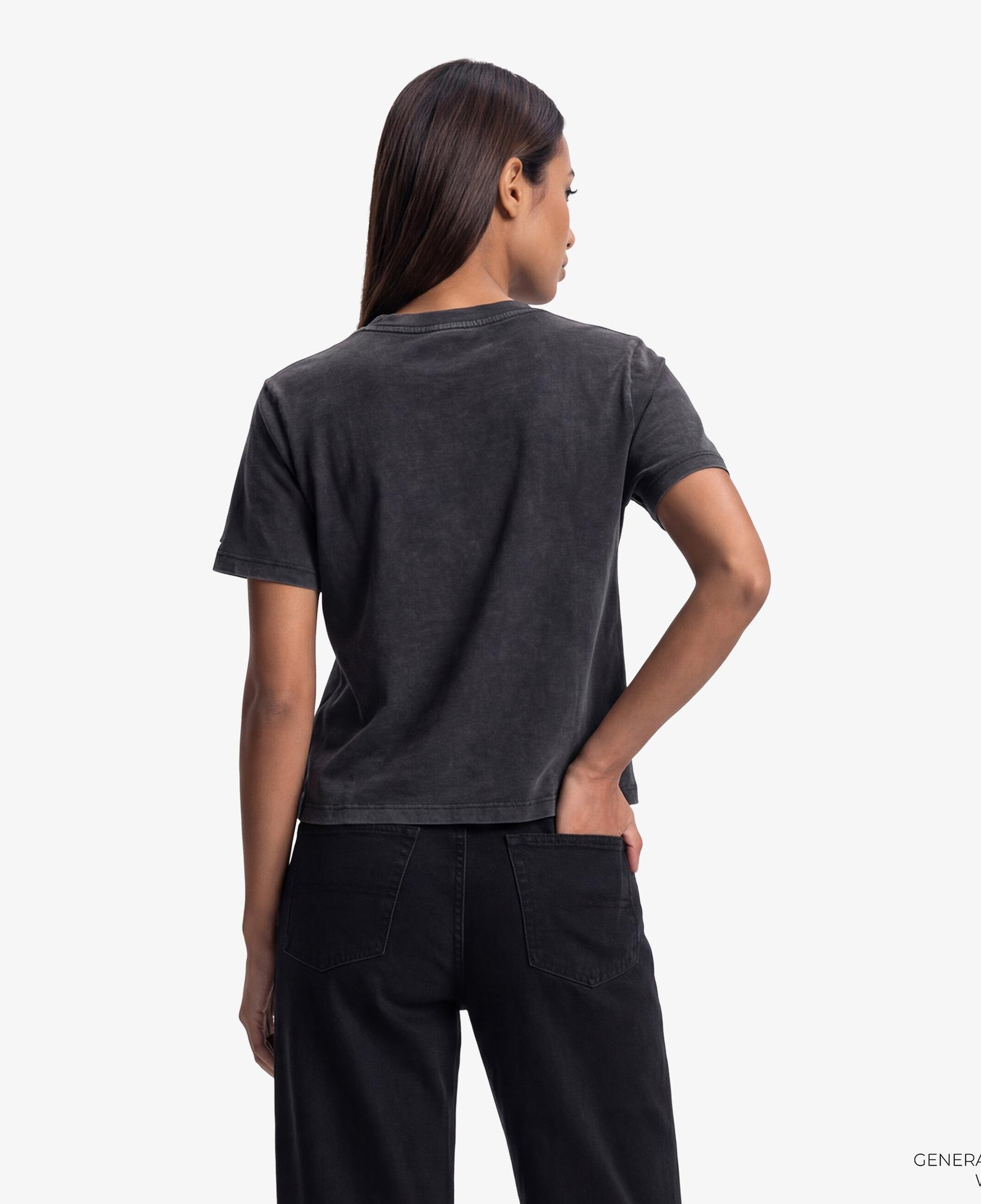 Tommy Hilfiger Varsity Prep Kadın Siyah T-Shirt