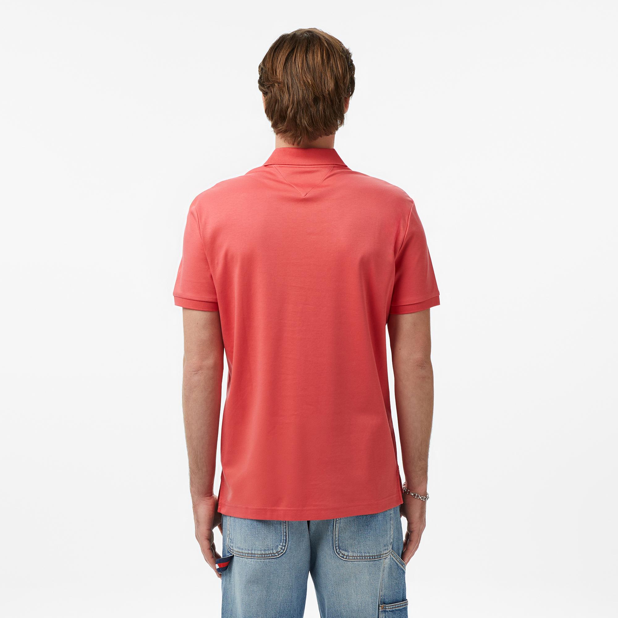 Tommy Hilfiger Core Essentials Erkek Kırmızı Polo Yaka T-Shirt