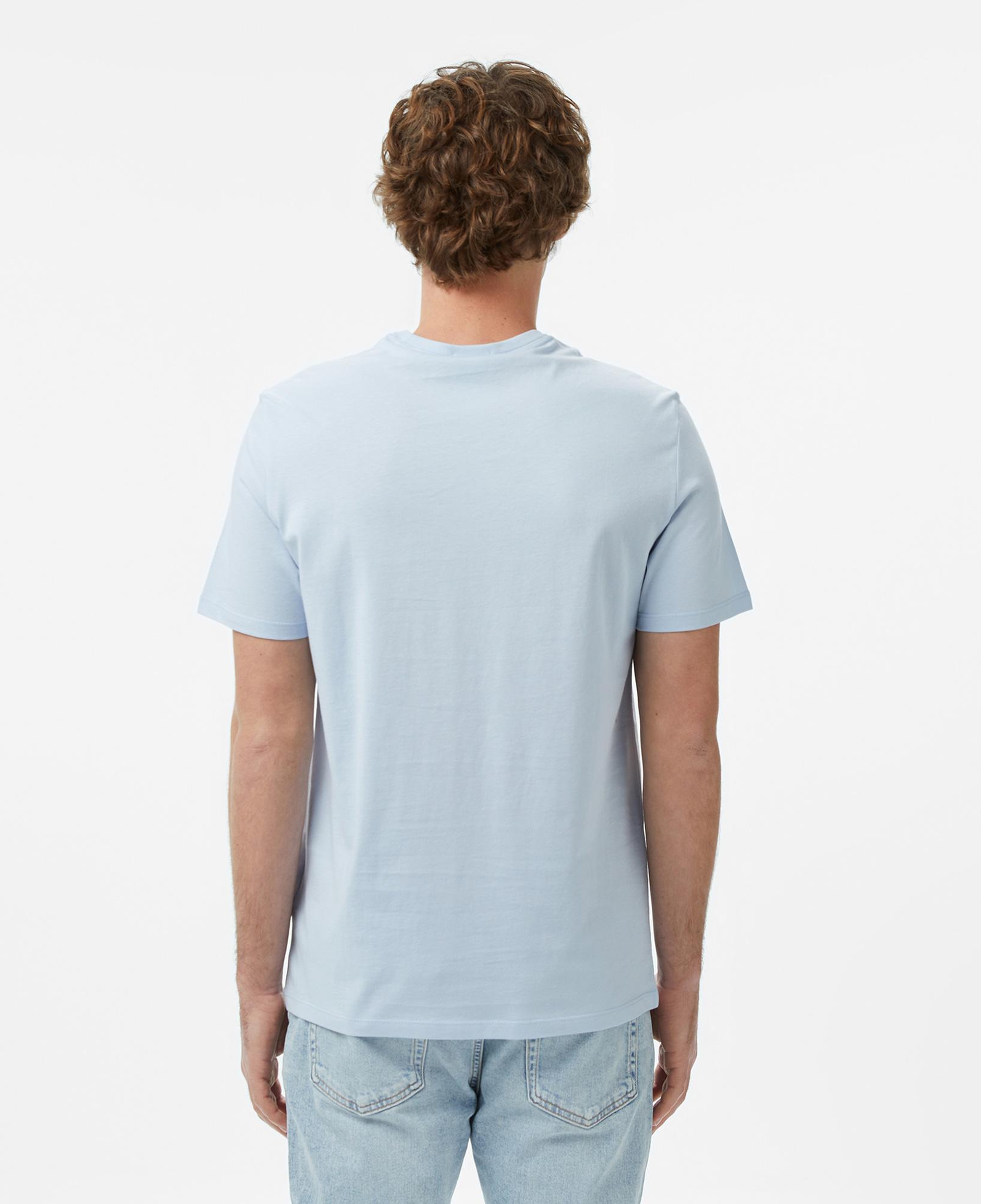 Calvin Klein Standard Logo 30S Crewnk  Erkek Mavi T-Shirt