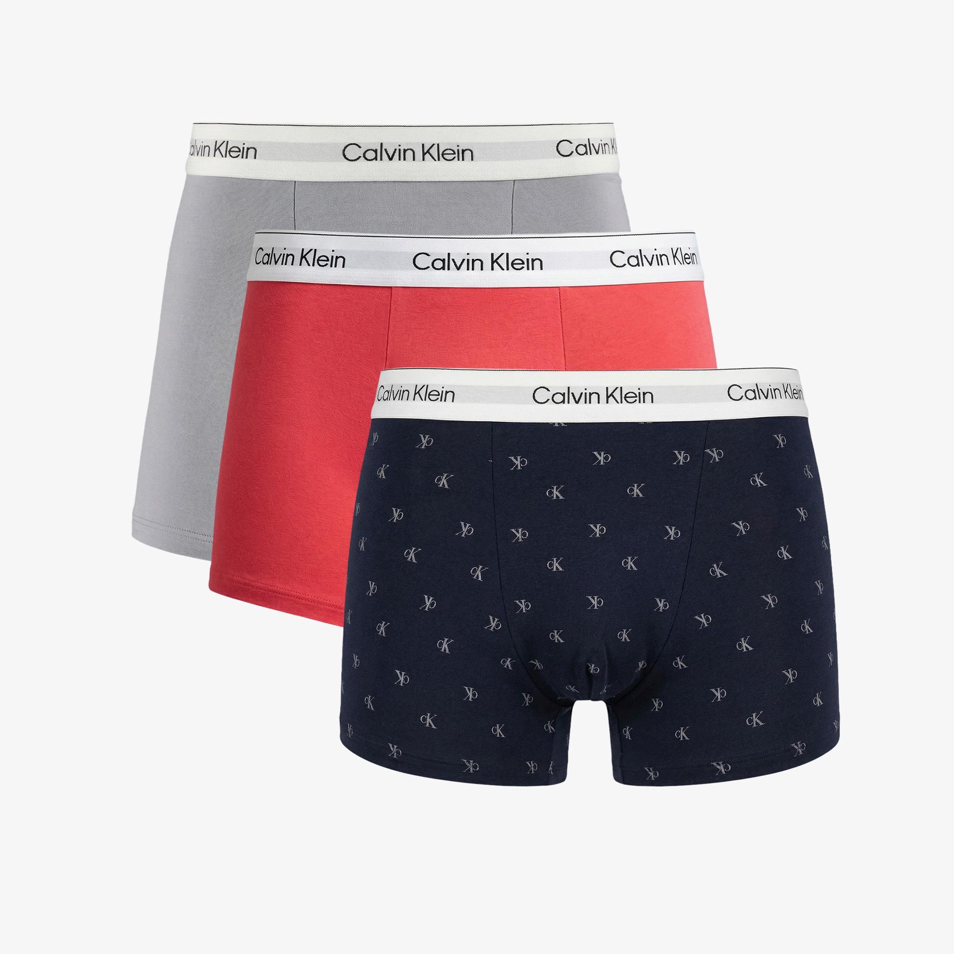 Calvin Klein Relaxed Fit Trunk 3'lü Erkek Pembe Boxer