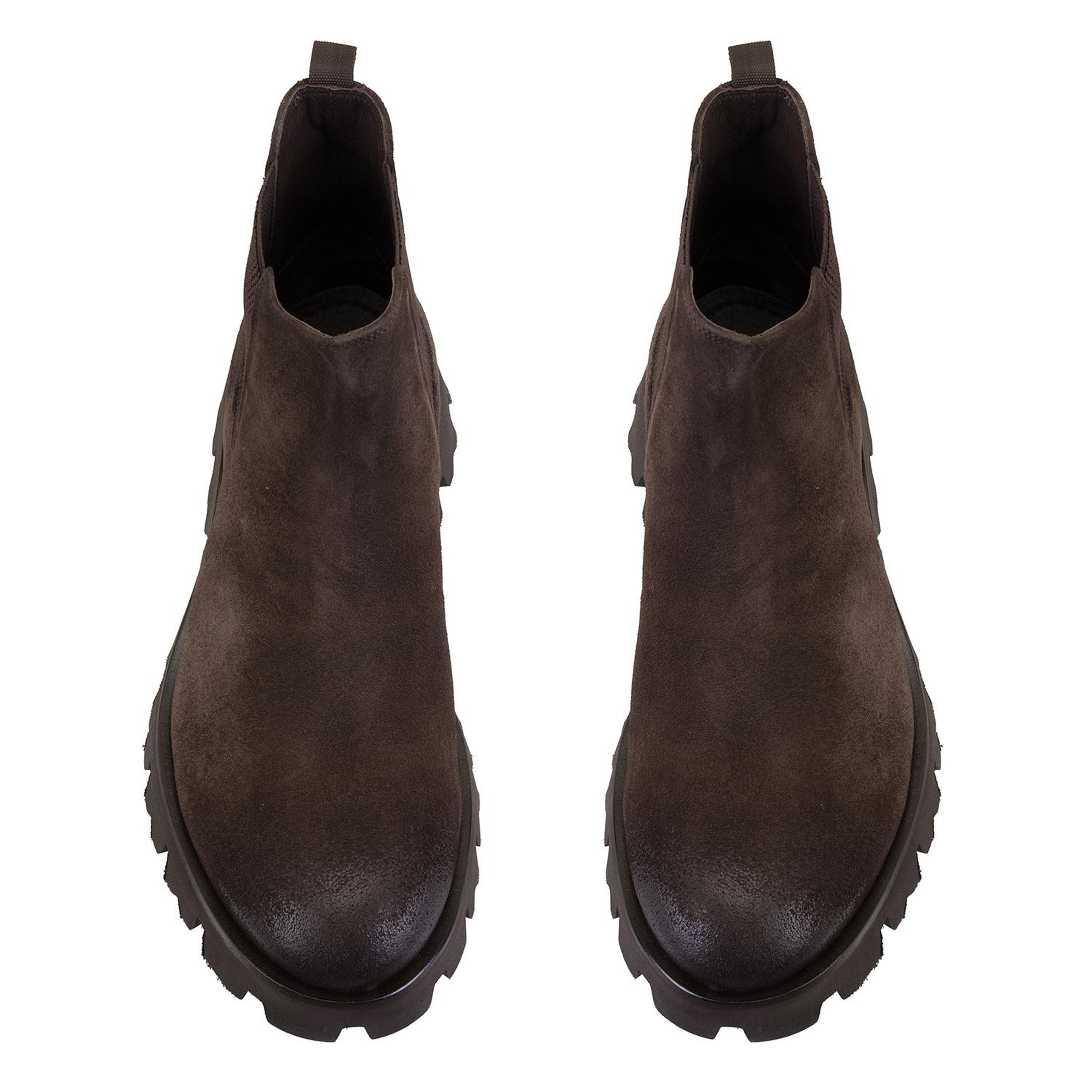 Everet Kahve Erkek Lastikli Deri Chelsea Bot