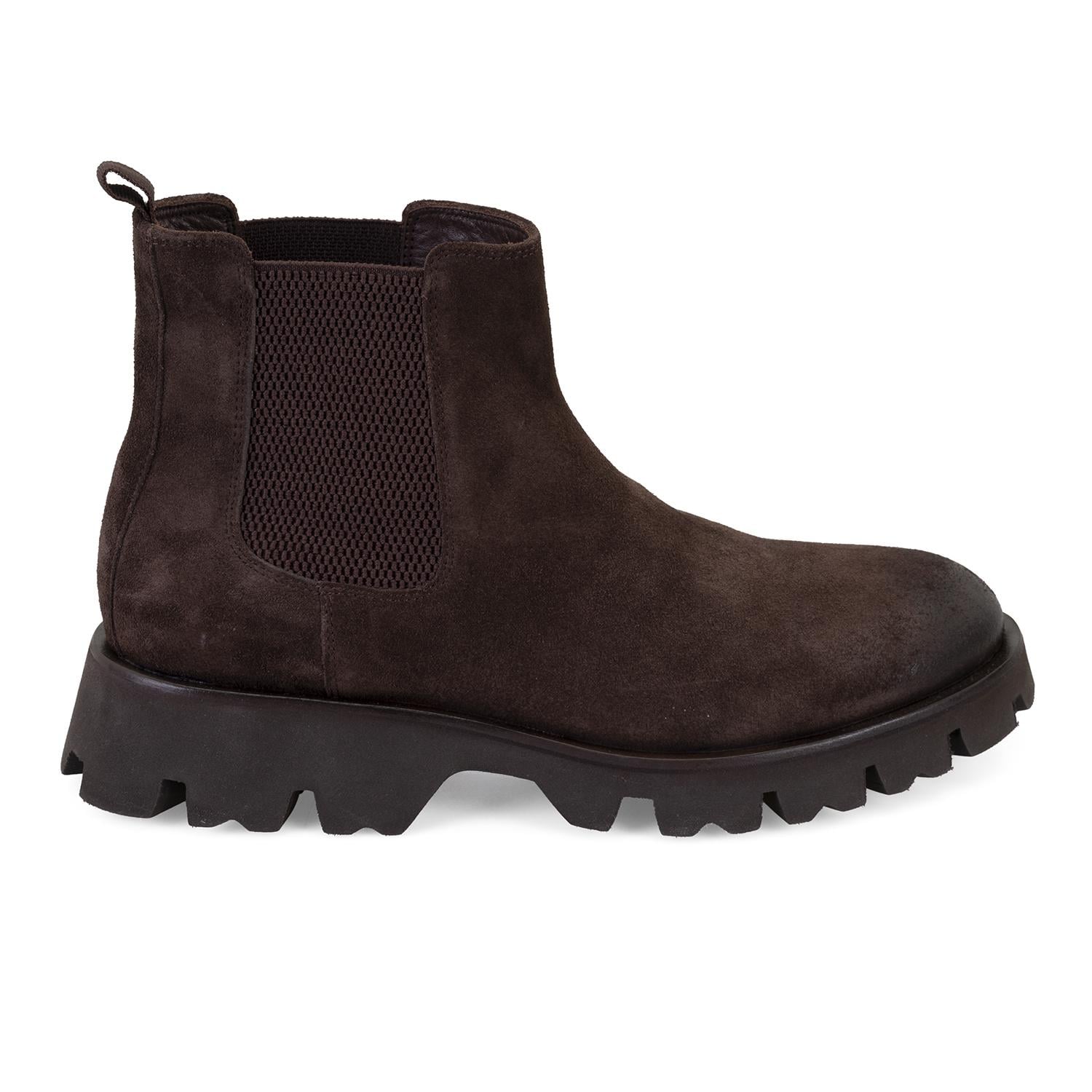 Everet Kahve Erkek Lastikli Deri Chelsea Bot