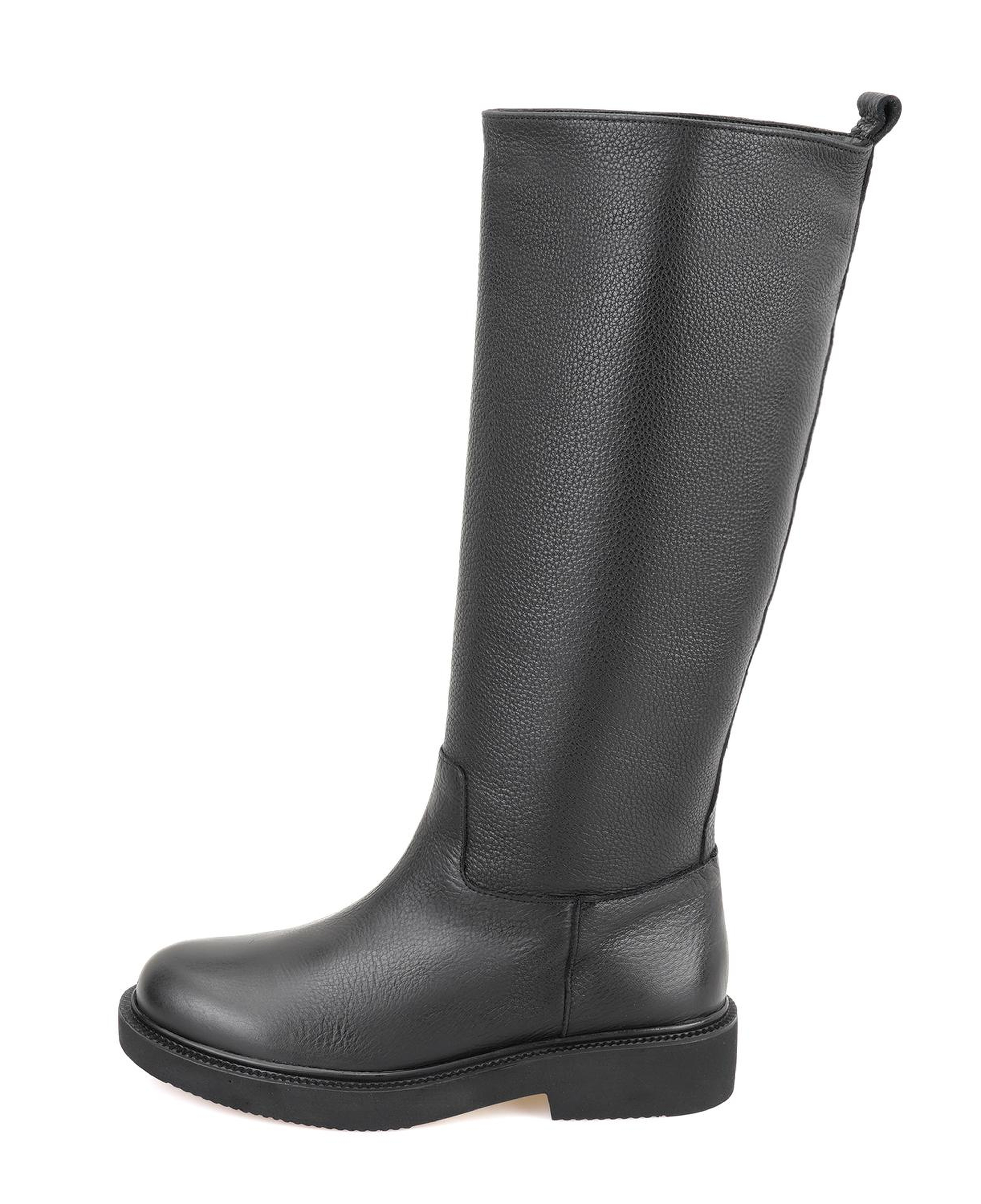 Kadın Siyah Deri Çizme