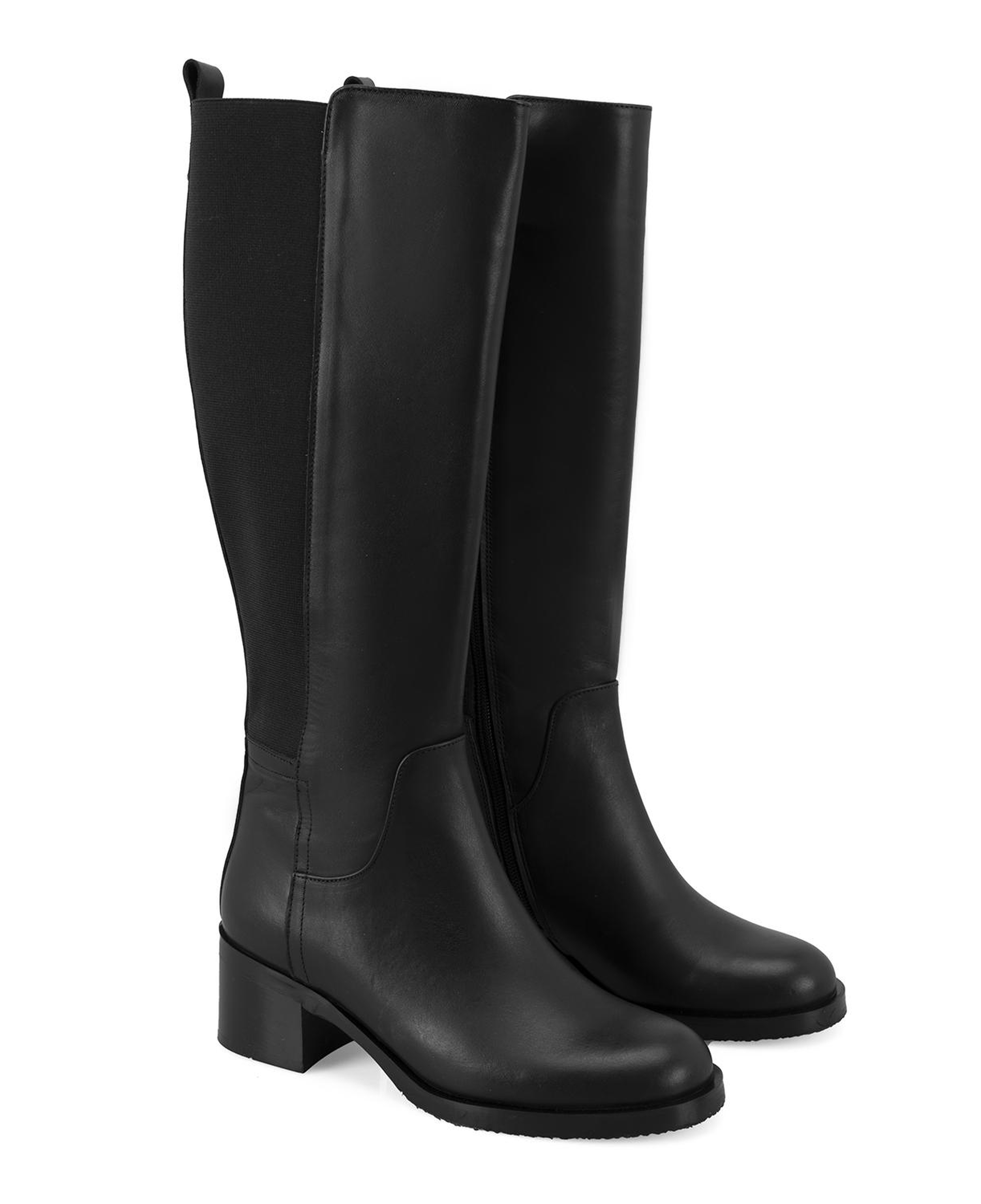 Kadın Siyah Deri Çizme