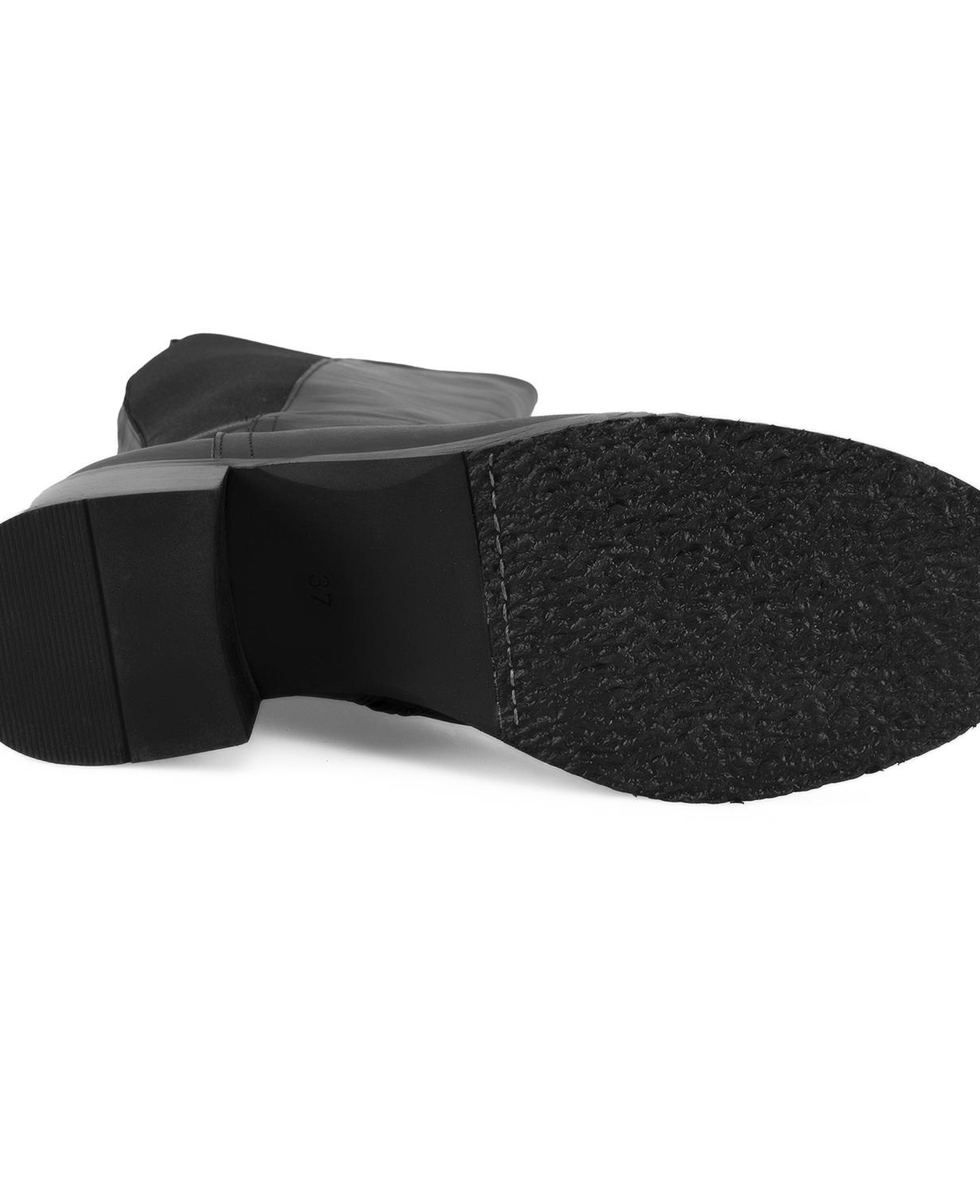 Kadın Siyah Deri Çizme