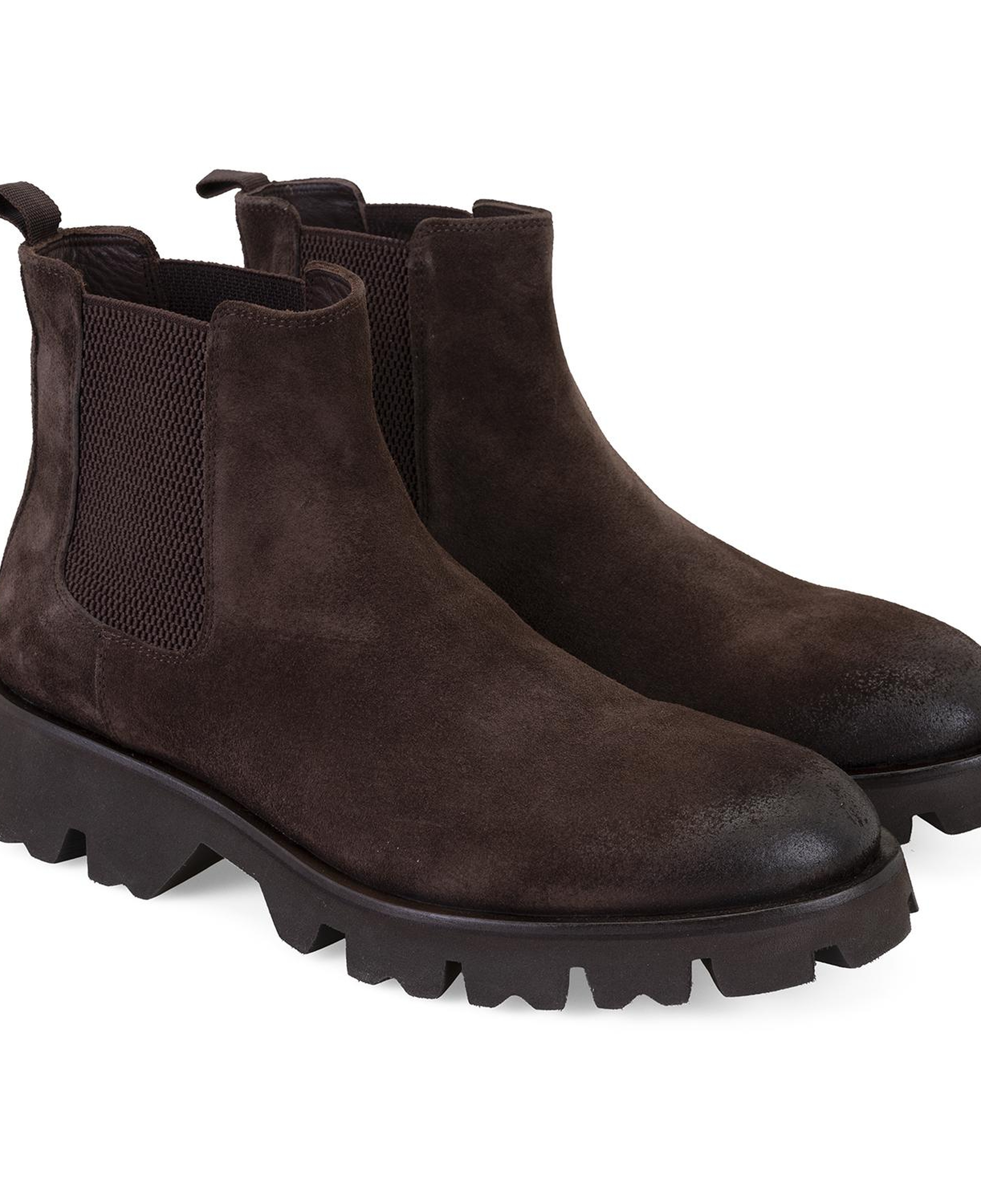 Everet Kahve Erkek Lastikli Deri Chelsea Bot