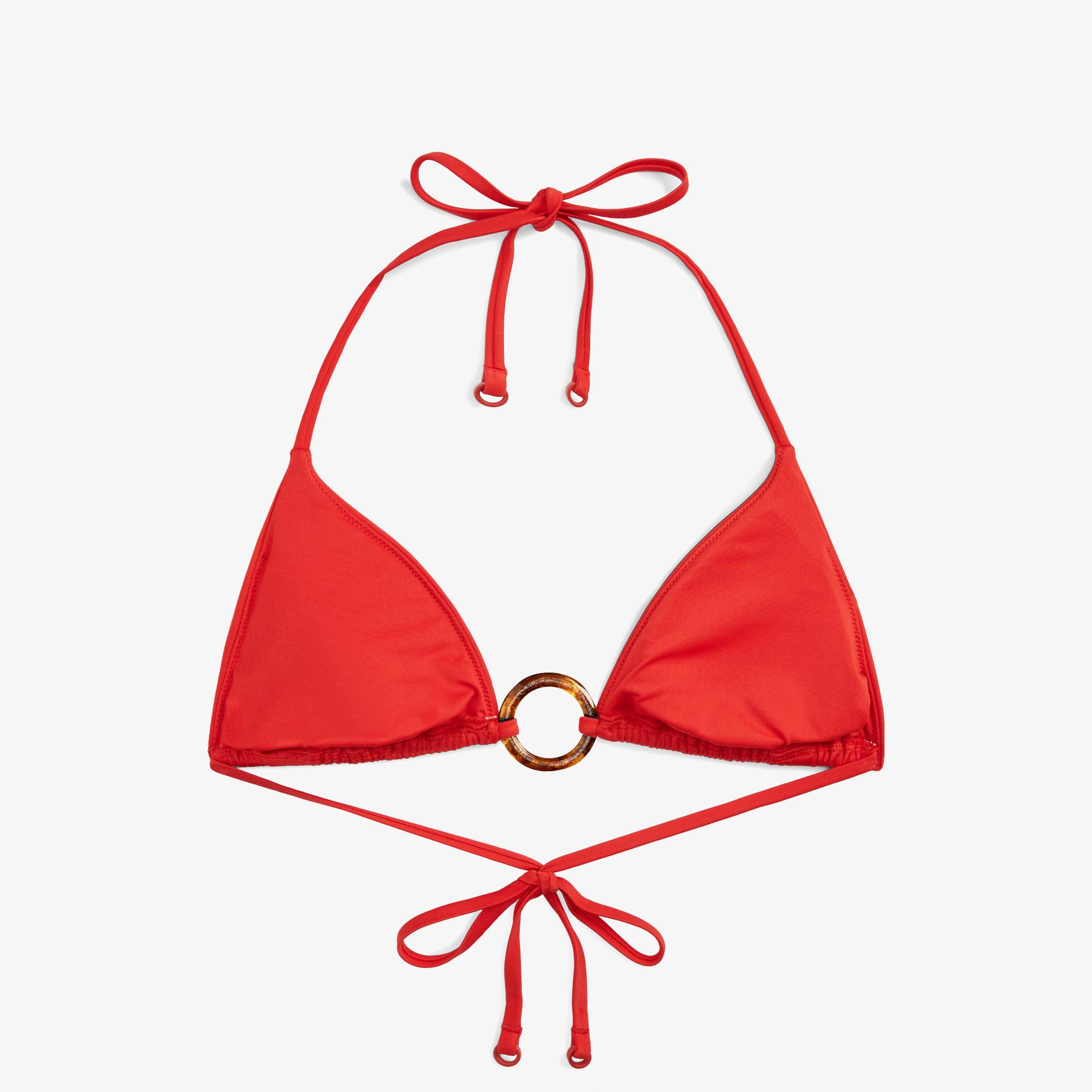 Tommy Hilfiger Elevated Kadın Turuncu Bikini Üstü