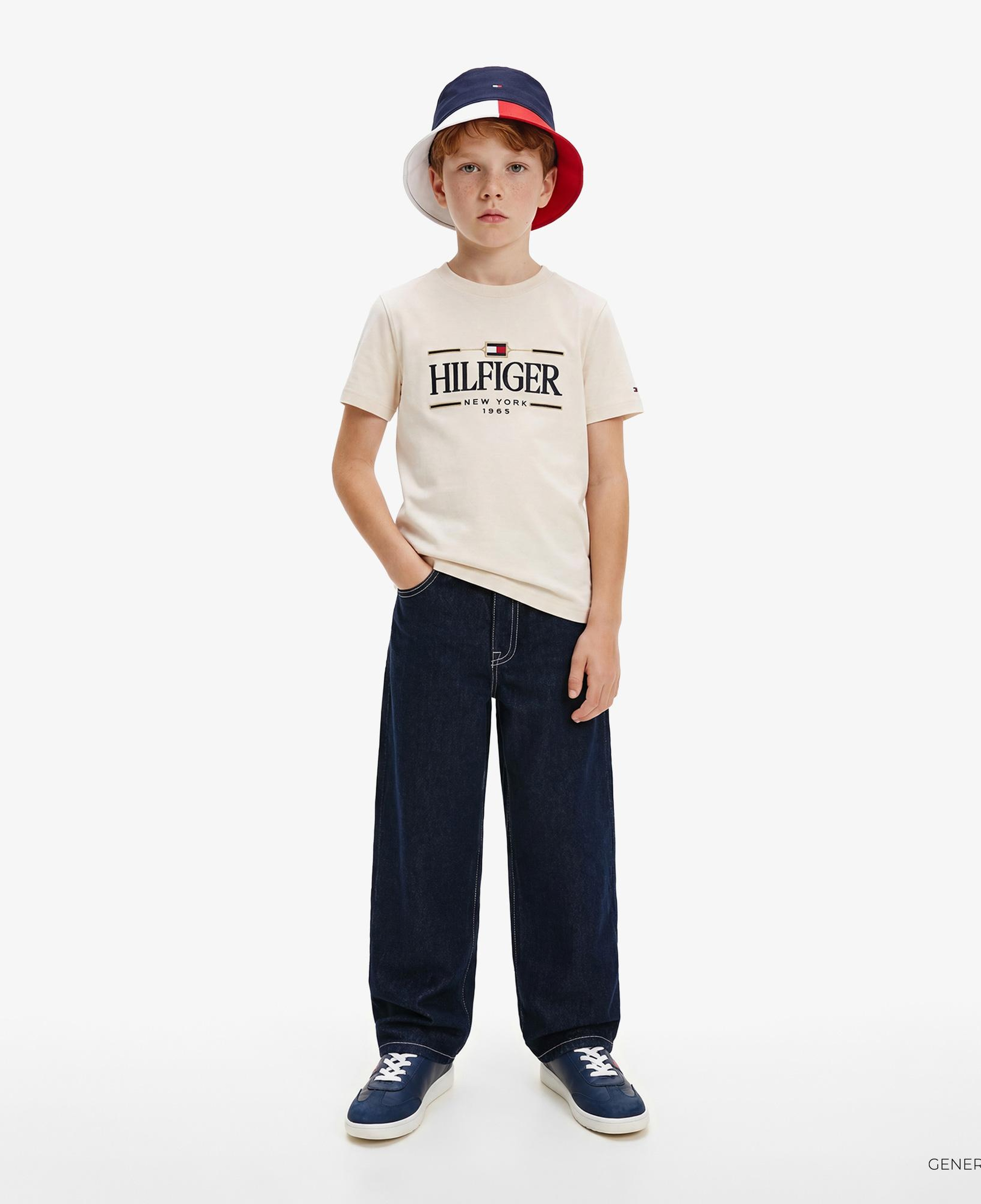 Tommy Hilfiger Icons Çocuk Beyaz T-Shirt