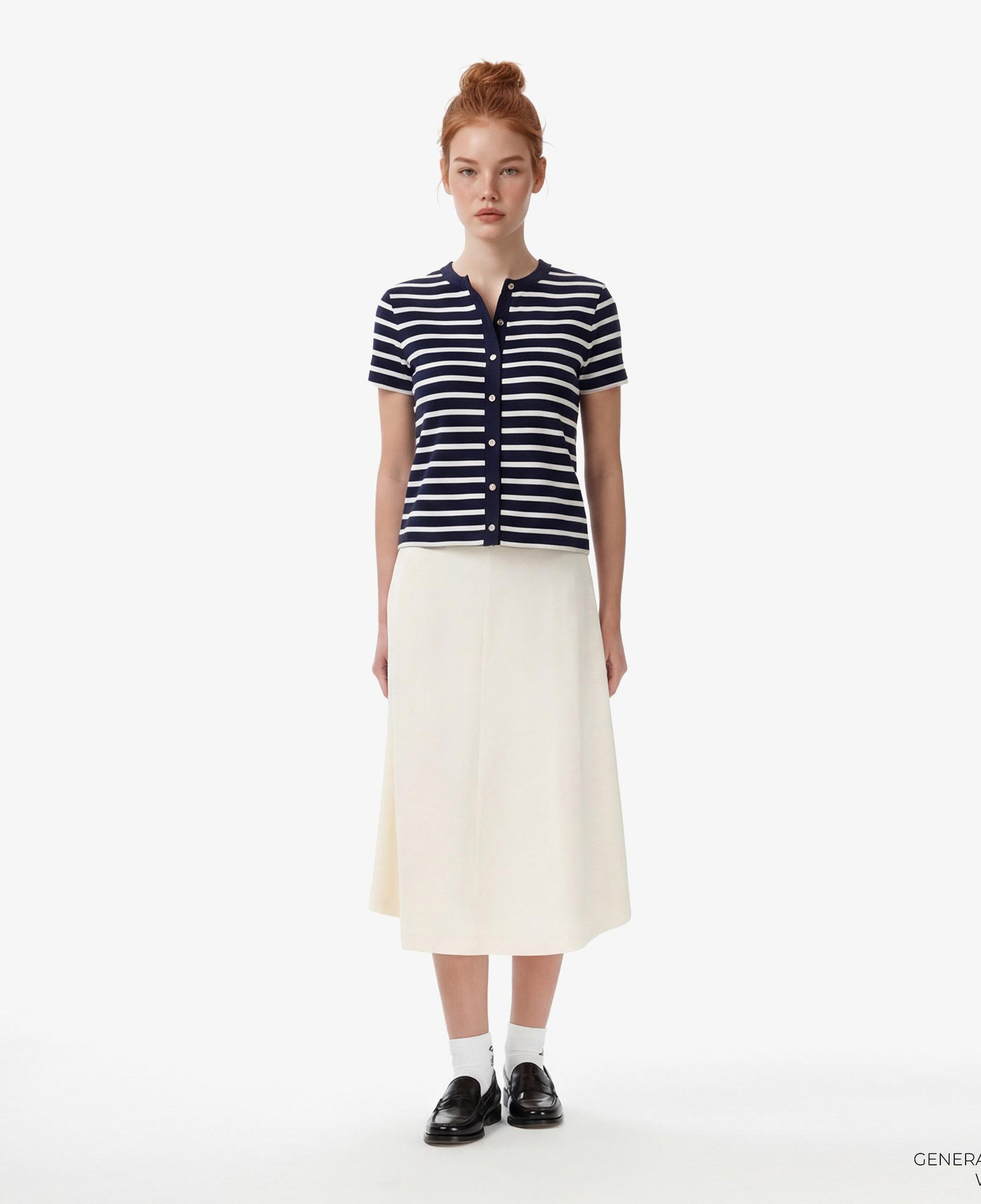 Tommy Hilfiger Gold Button Kadın Lacivert T-Shirt