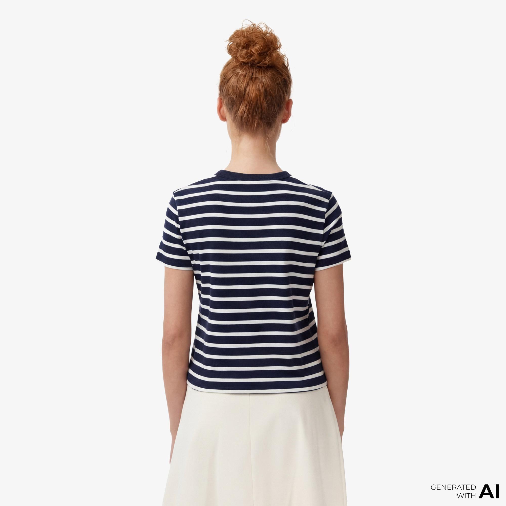 Tommy Hilfiger Gold Button Kadın Lacivert T-Shirt