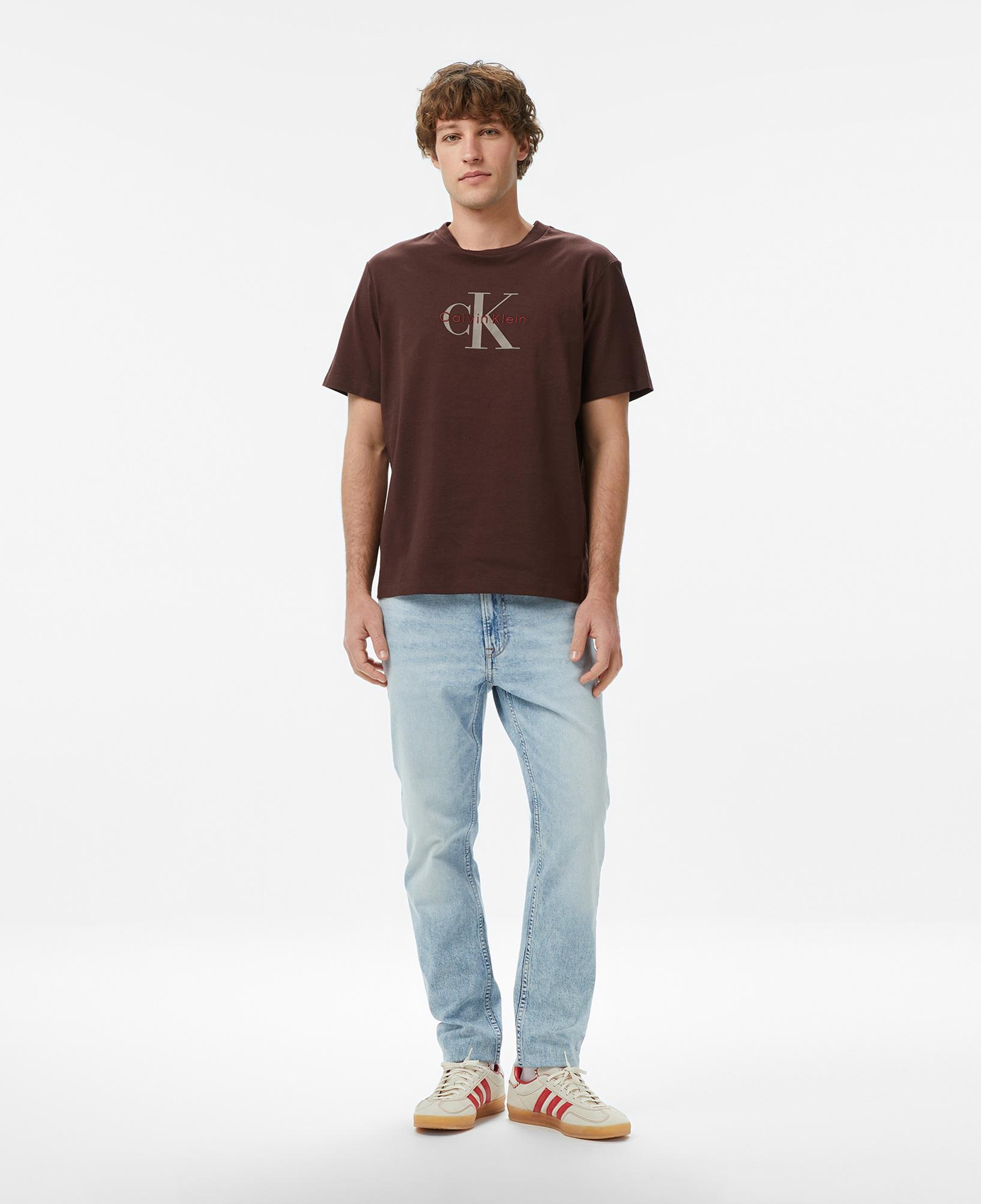 Calvin Klein Hero Monologo 20S Erkek Kahverengi T-Shirt