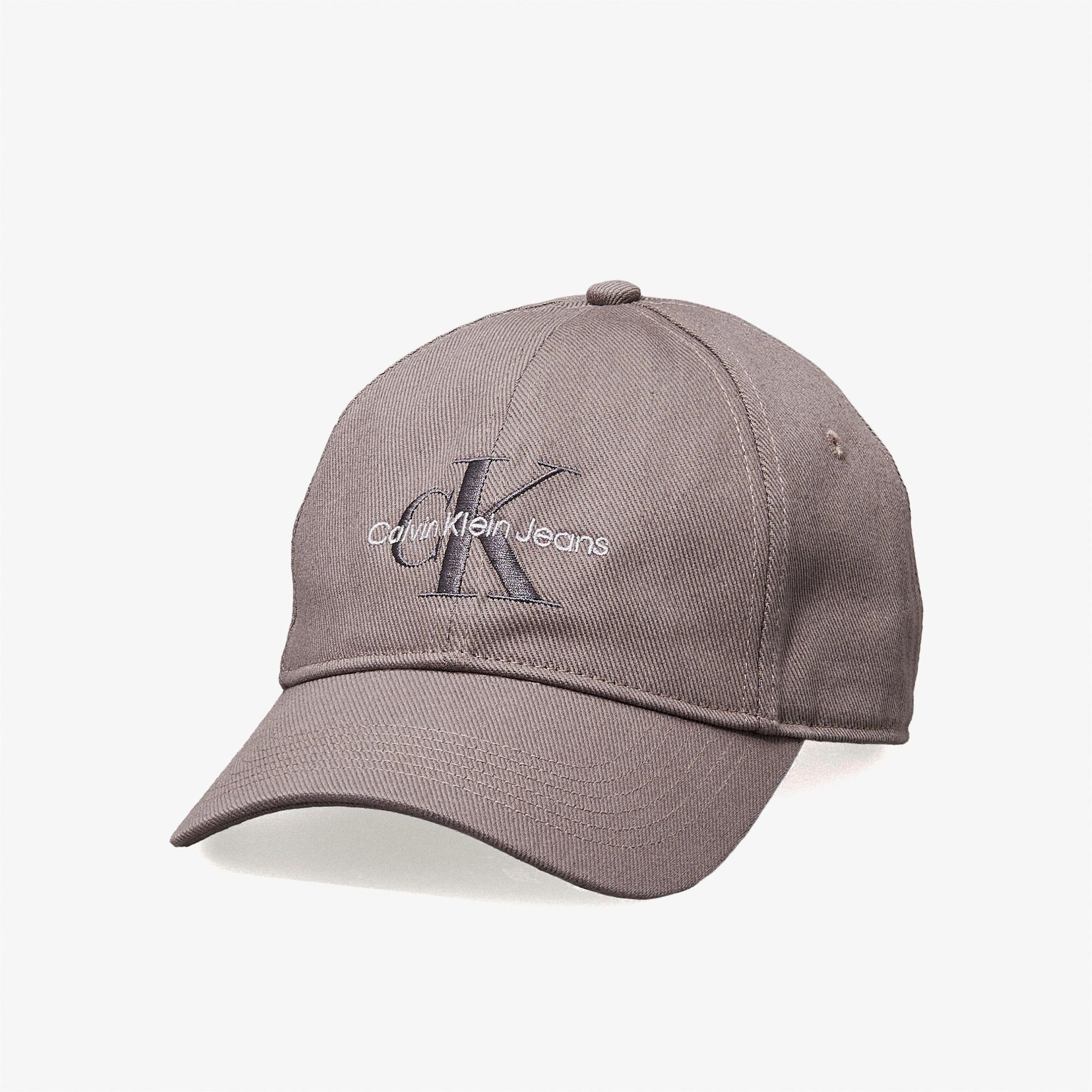 Calvin Klein Monologo Embroidery Baseball Erkek Gri Şapka