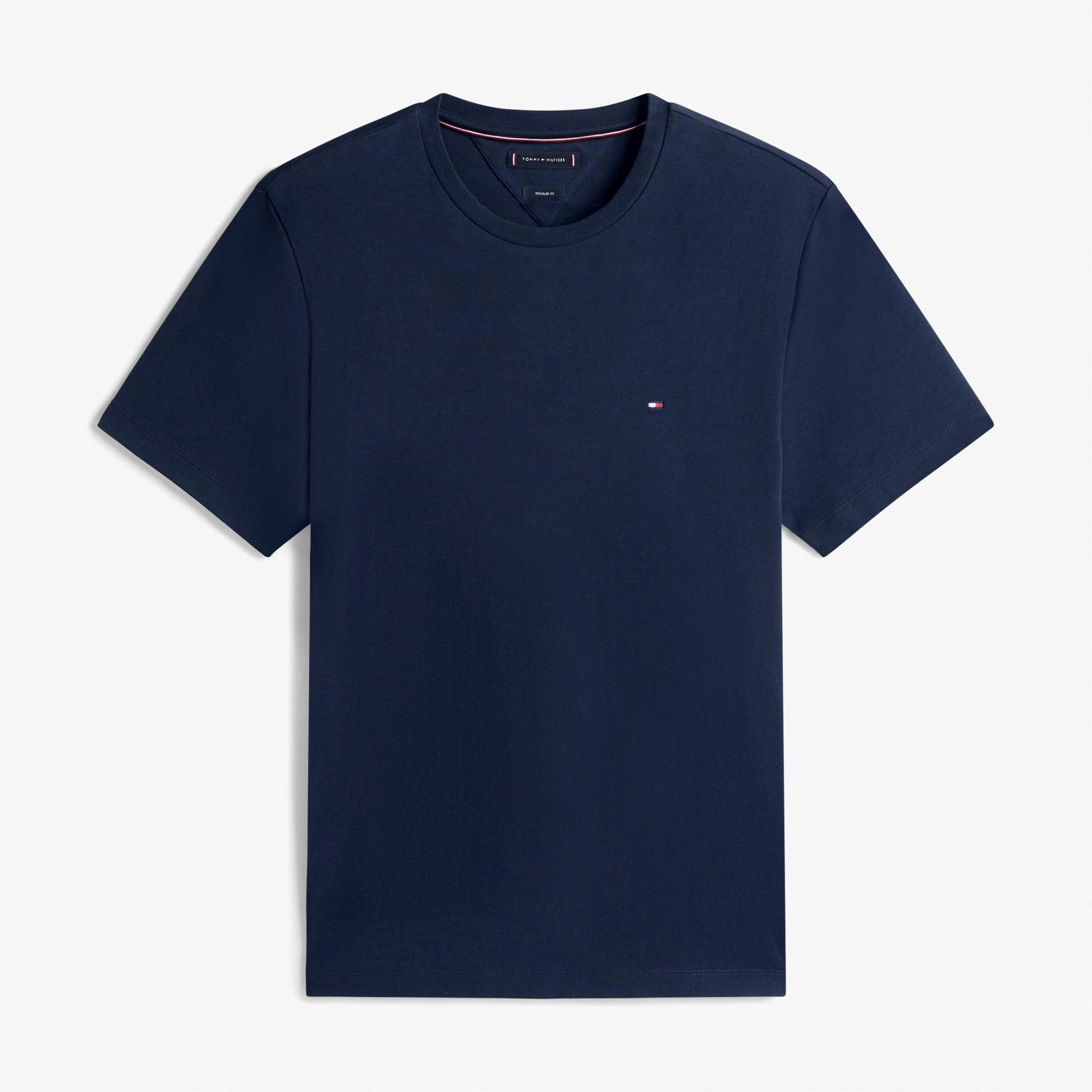 Tommy Hilfiger Elevated Essentials Erkek Lacivert T-Shirt