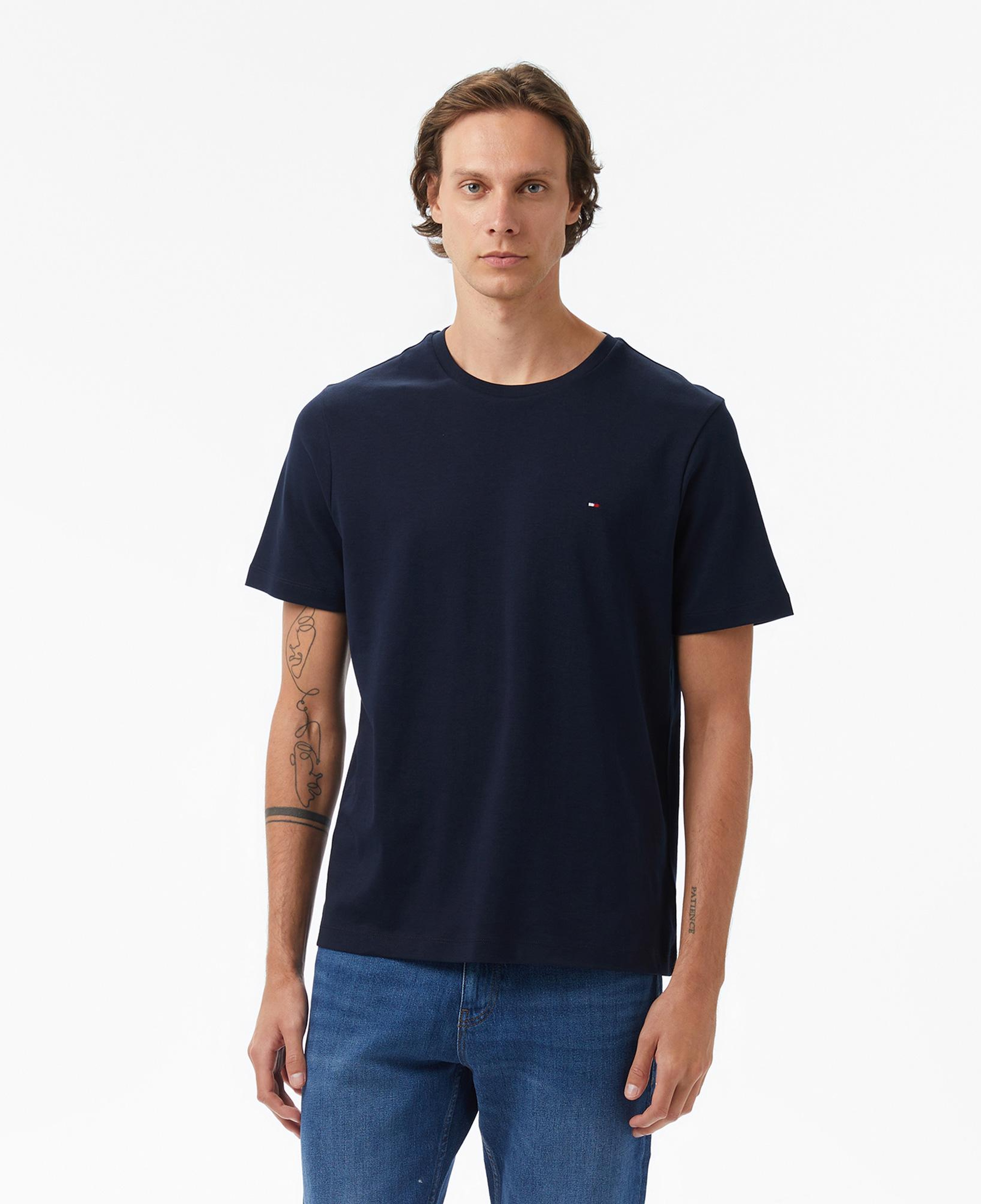 Tommy Hilfiger Elevated Essentials Erkek Lacivert T-Shirt