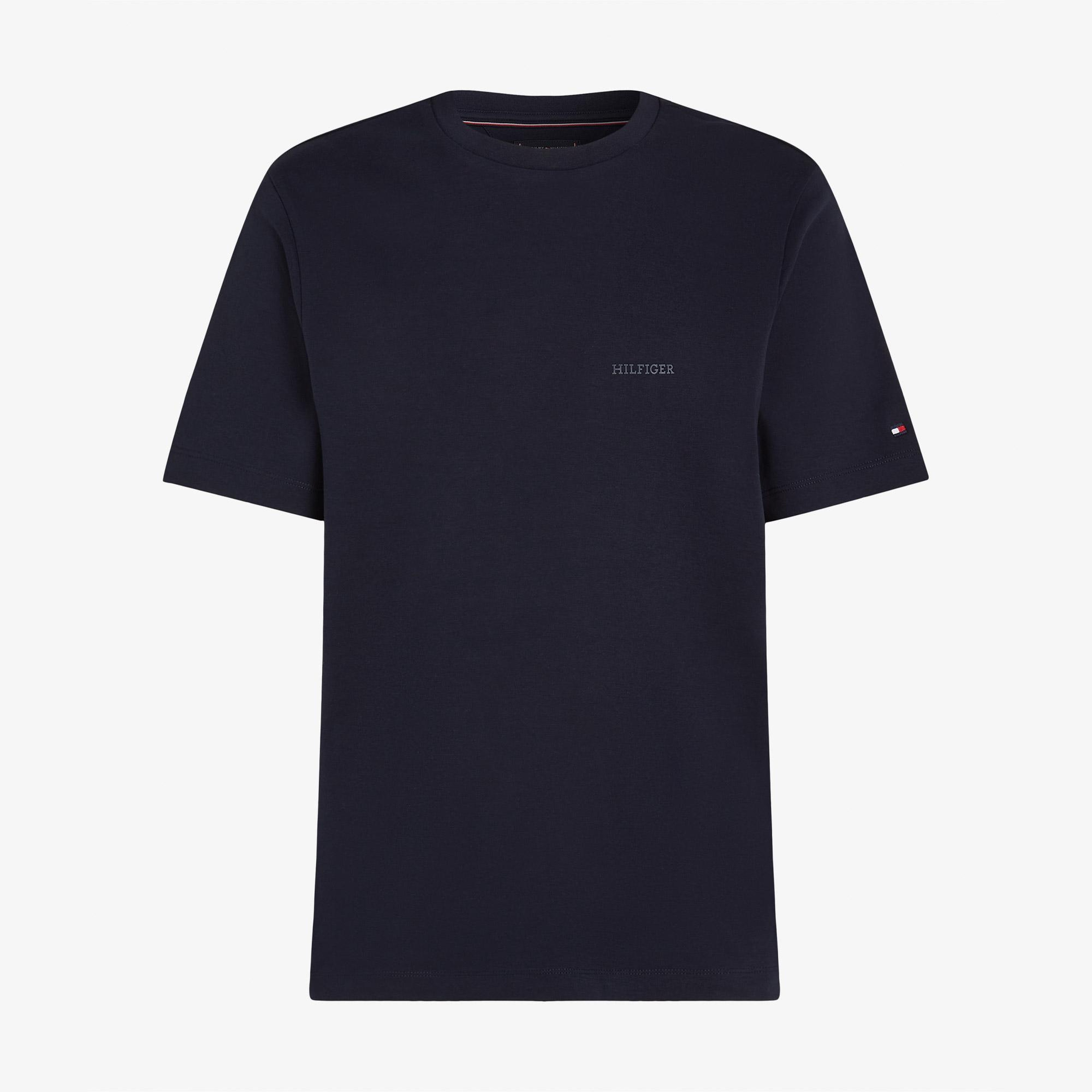 Tommy Hilfiger Elevated Essentials Erkek Lacivert T-Shirt