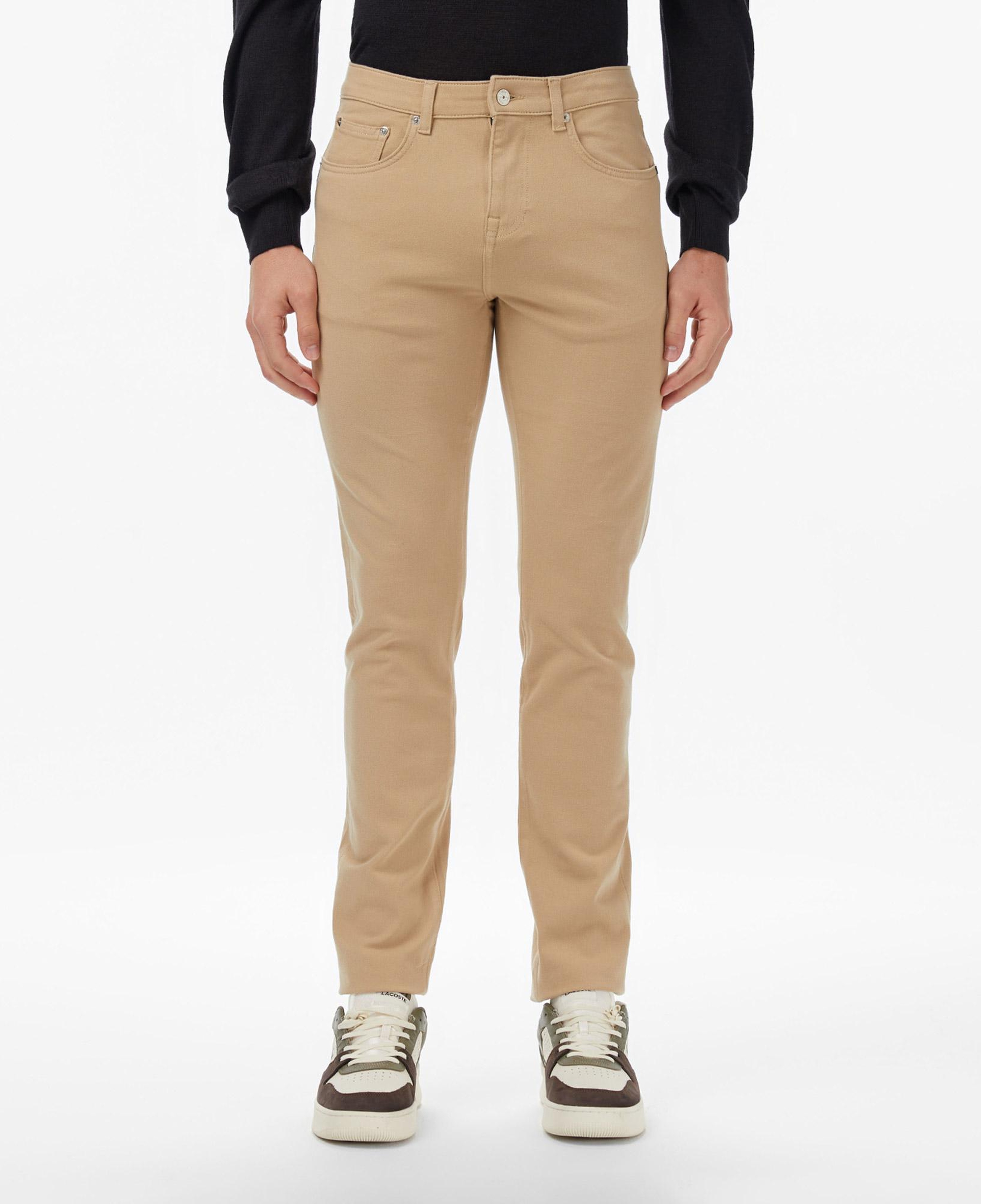 Lacoste Erkek Slim Fit Bej Jean Pantolon