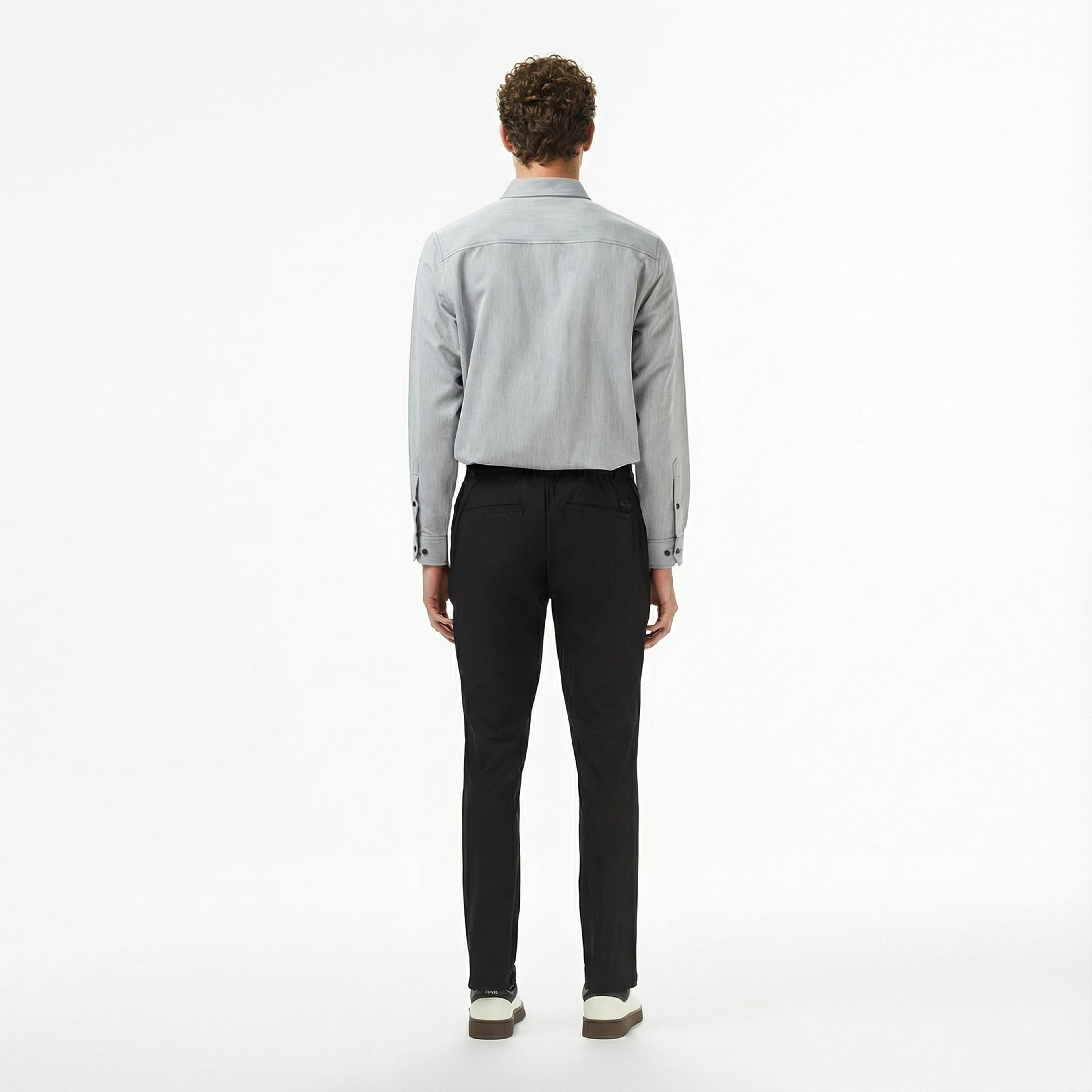 Lacoste Erkek Slim Fit Siyah Pantolon