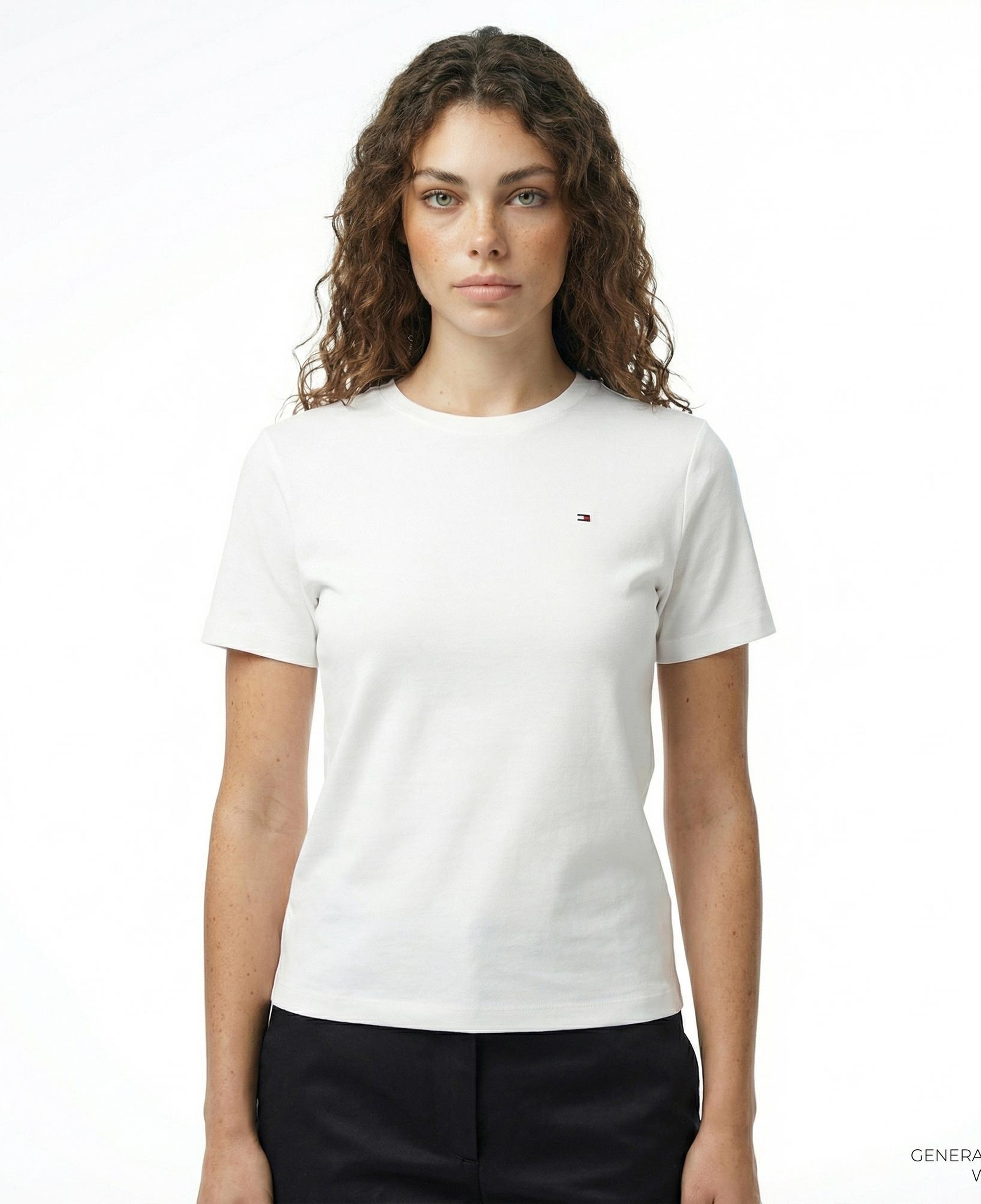 Tommy Hilfiger Cody Kadın Beyaz T-Shirt